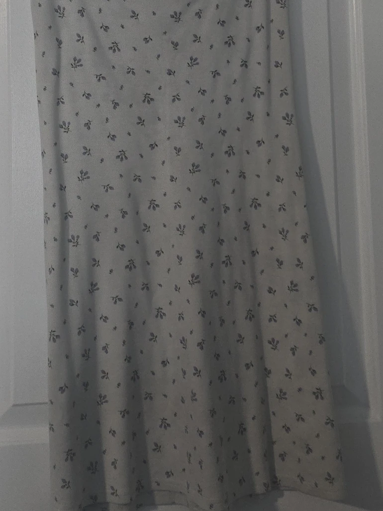 Floral Print Midi Skirt