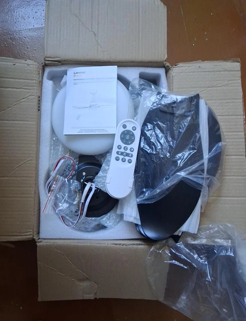 Cieling Fan, full assembly - motor, blades, all components