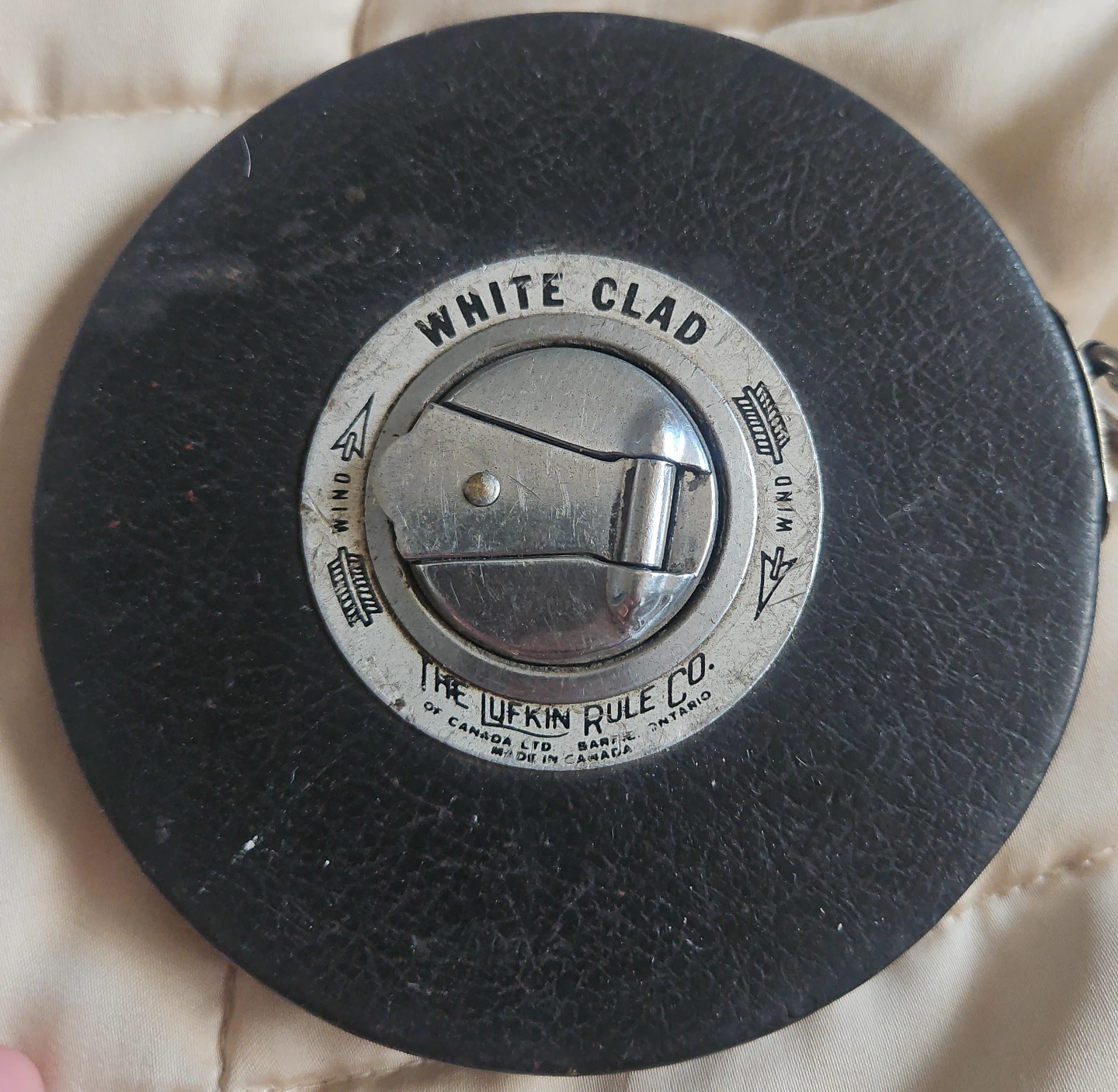 Vintage Lufkin White Clad Measuring Tape