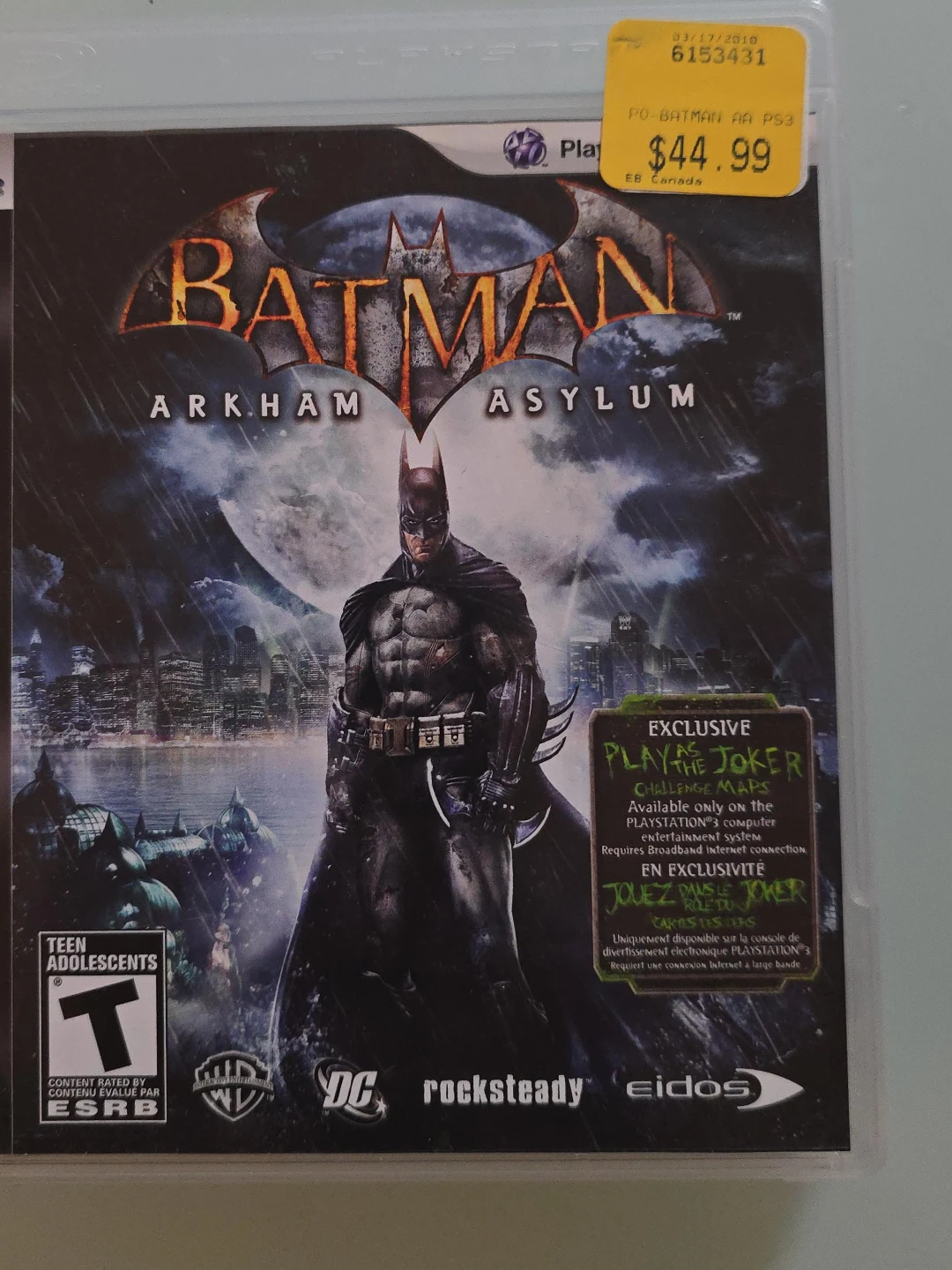 Batman: Arkham Asylum for PlayStation 3