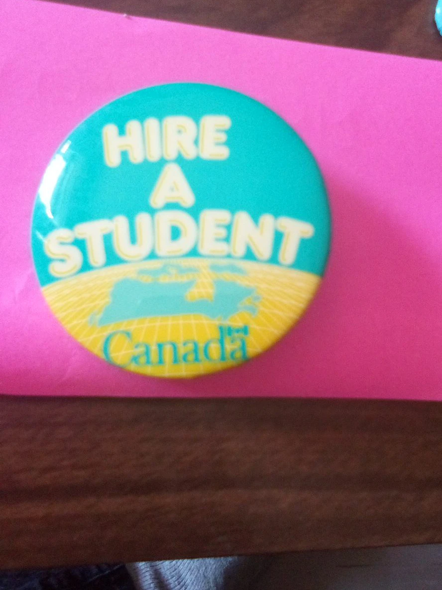 Hire A Student Canada Pin