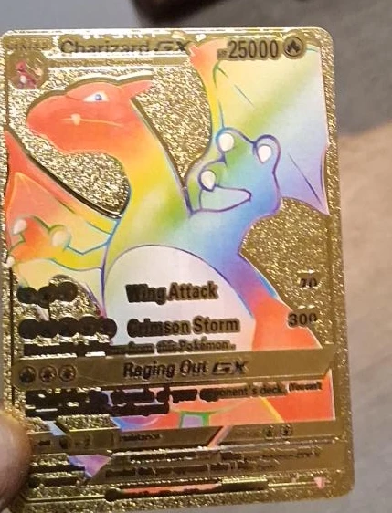 Charizard GX Gold Rainbow Rare