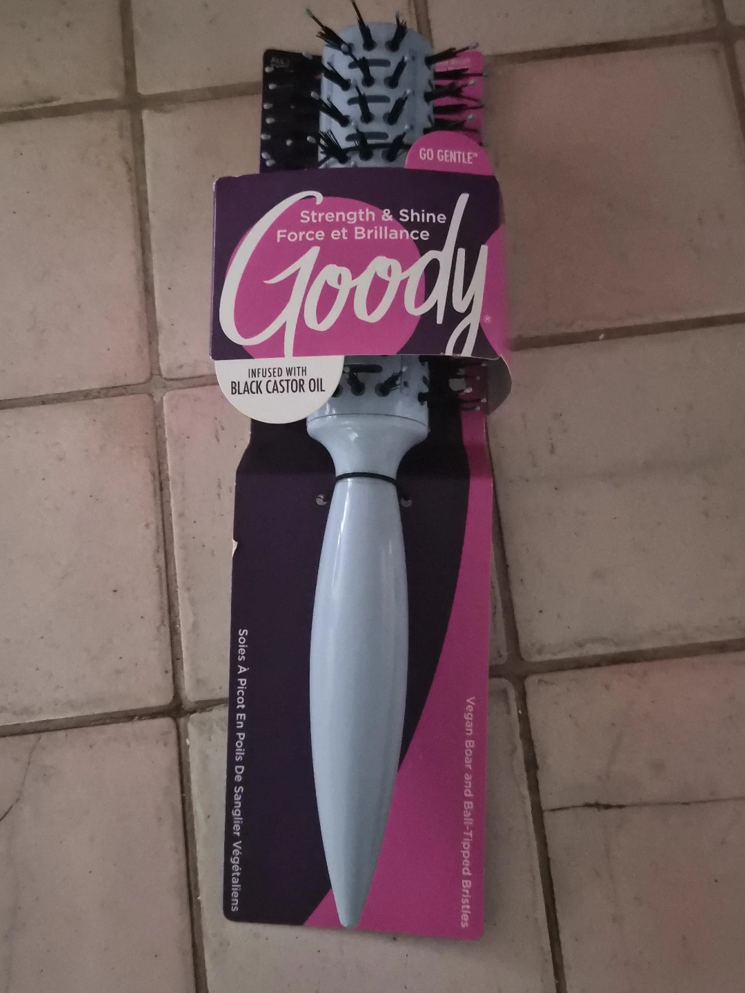 Goody Strength & Shine Hair Brush with Black Castor Oil
