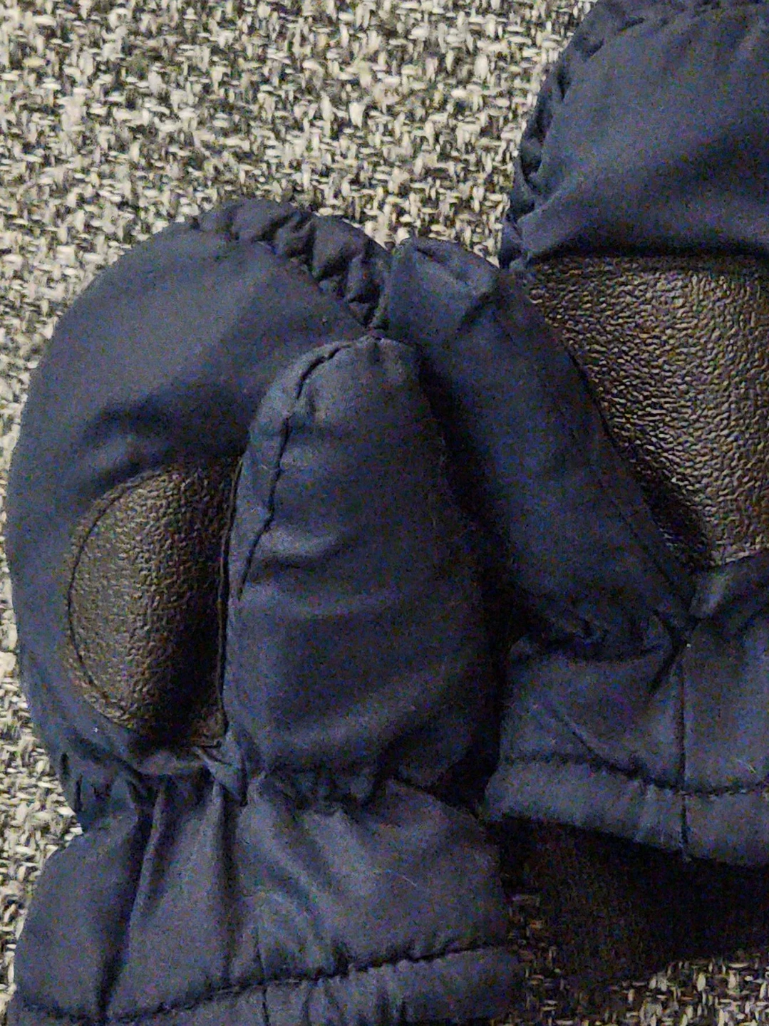Navy Blue Winter Mittens-Toddler Kids