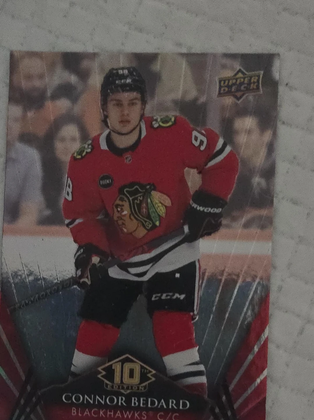 Upper Deck Connor Bedard 10th Edition Hockey Card