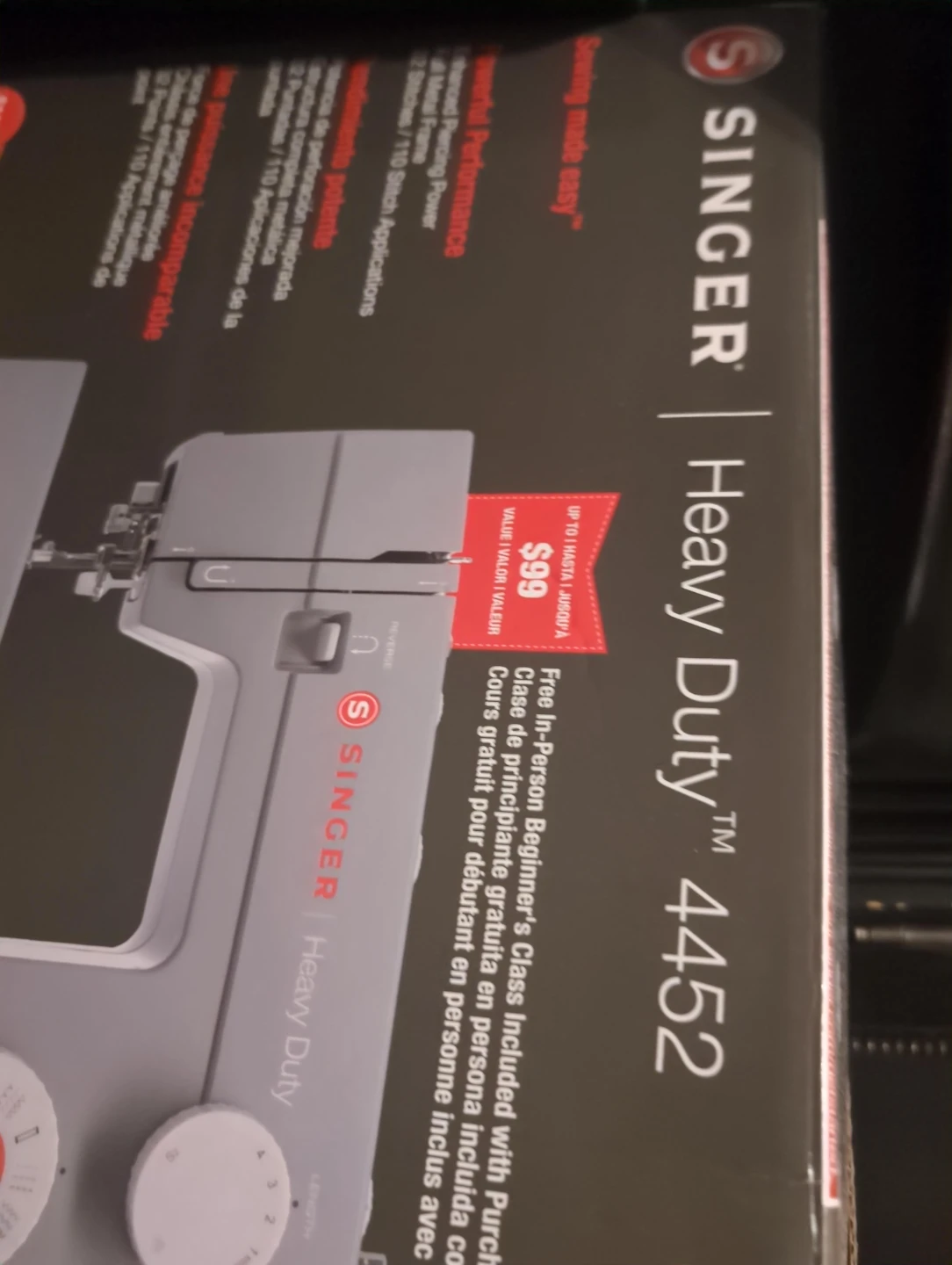 SINGER Heavy Duty 4452 Sewing Machine