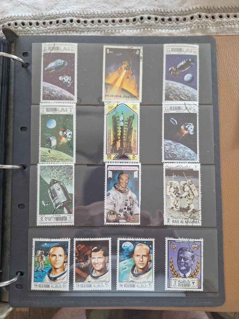 Space Exploration Stamp Collection
