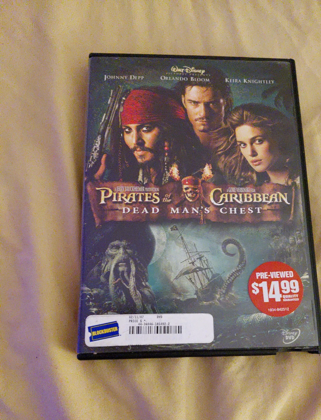 Pirates of the Caribbean: Dead Man's Chest DVD