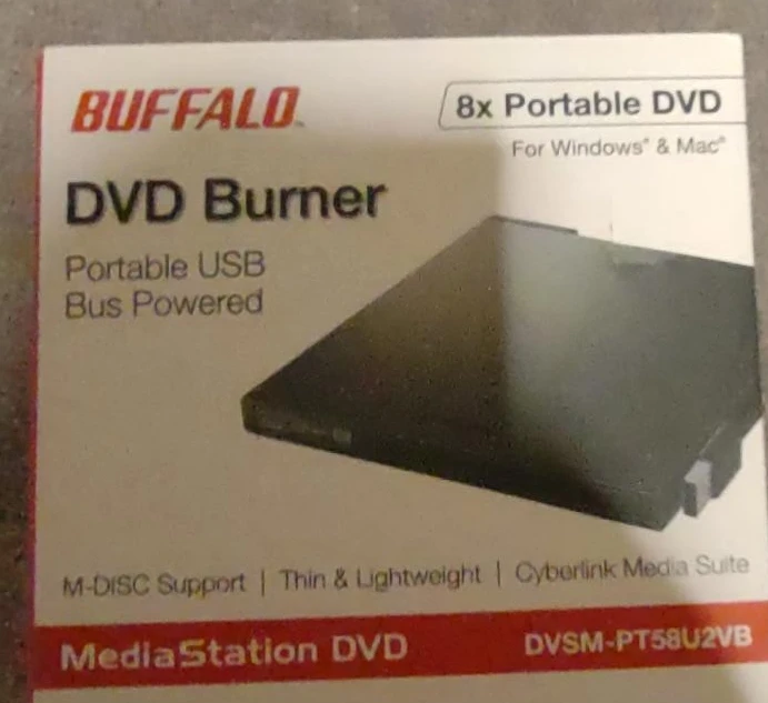 Buffalo 8x Portable DVD Burner