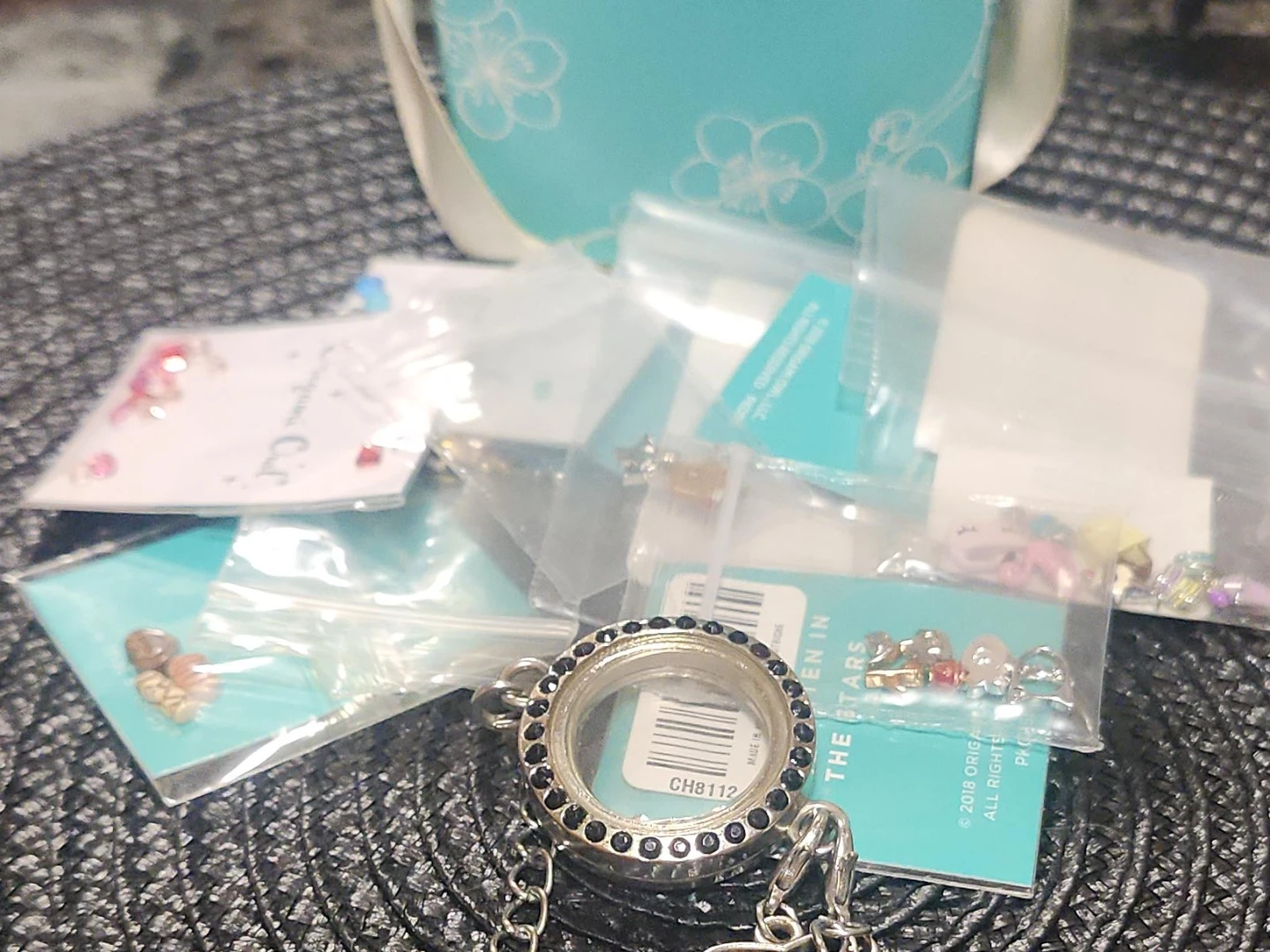 Origami Owl Locket Bracelet and Charms Set