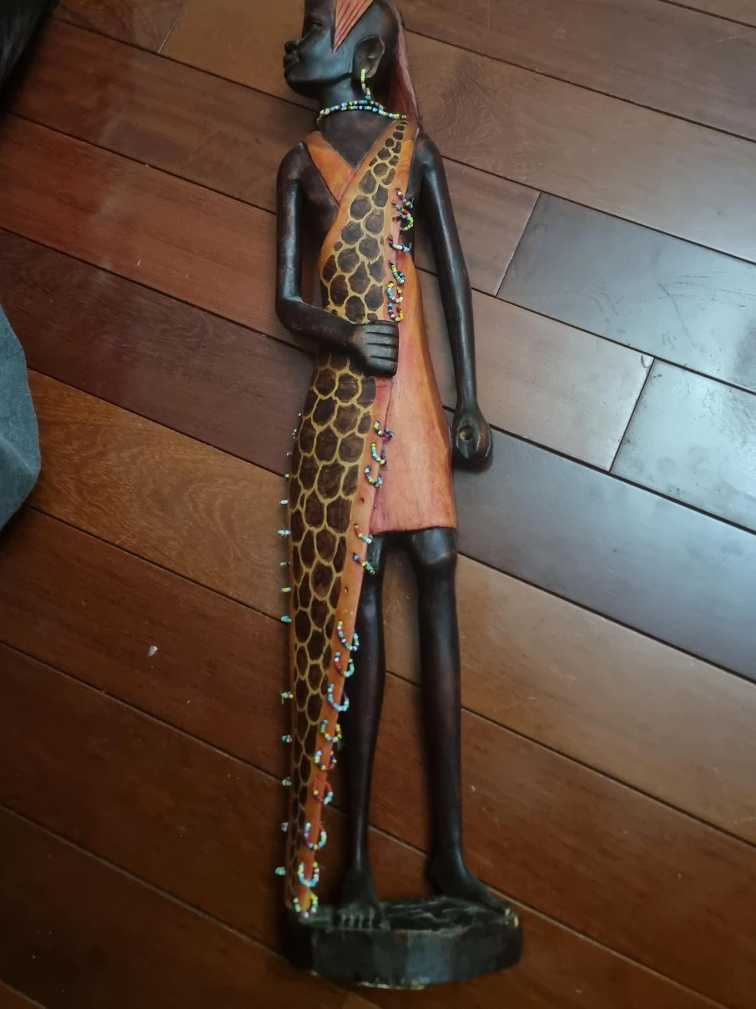 Wooden Carved Figurine of Woman