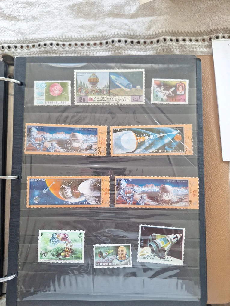 Space and Conquest of Mars Stamps Collection