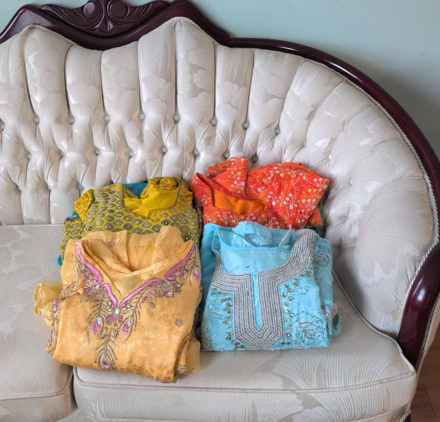 Four Indian Women's Salwar Kameez Tops 50 for 4 suits