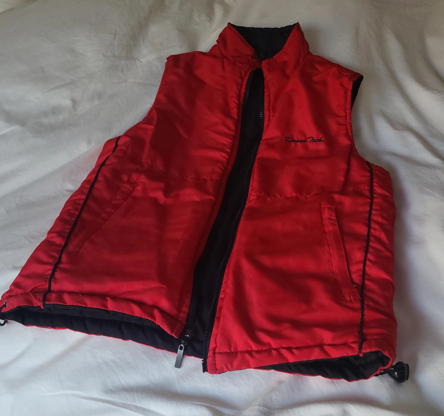 🥕Unisex Reversible Red & Black Vest - photo 4