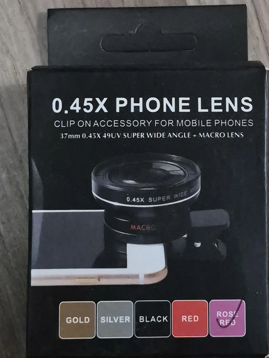 0.45X Phone Lens with Macro