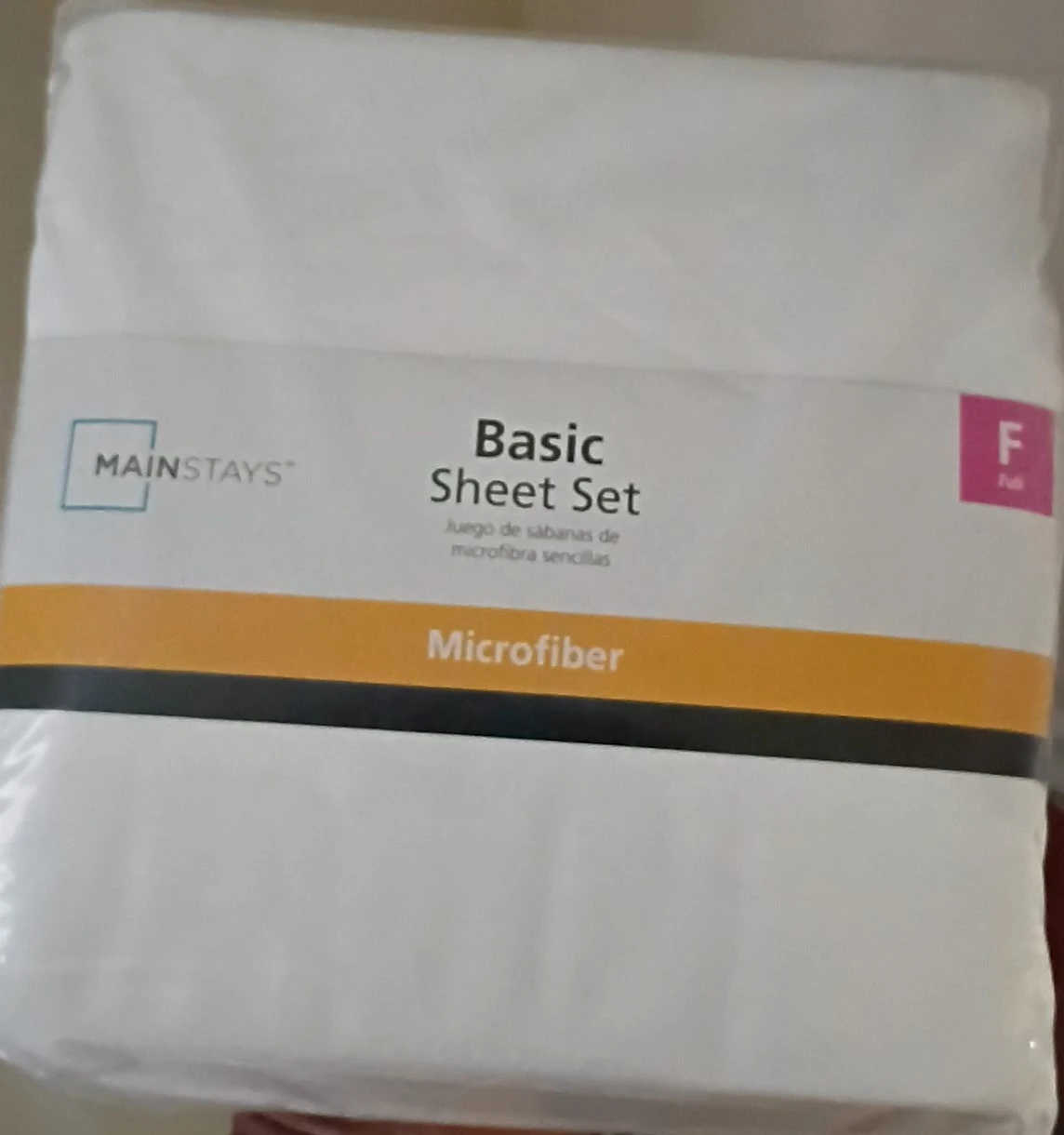 Mainstays Basic Microfiber Sheet Set - Full Size