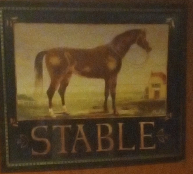 Horse Painting 'Stable'