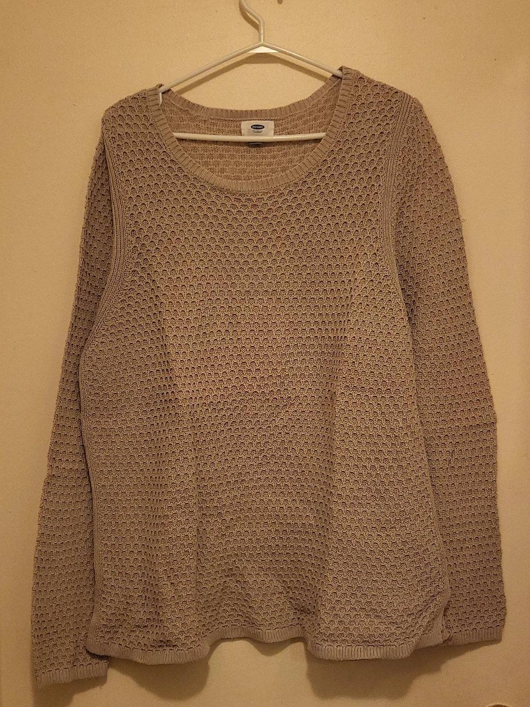 Old Navy Beige Knit Sweater