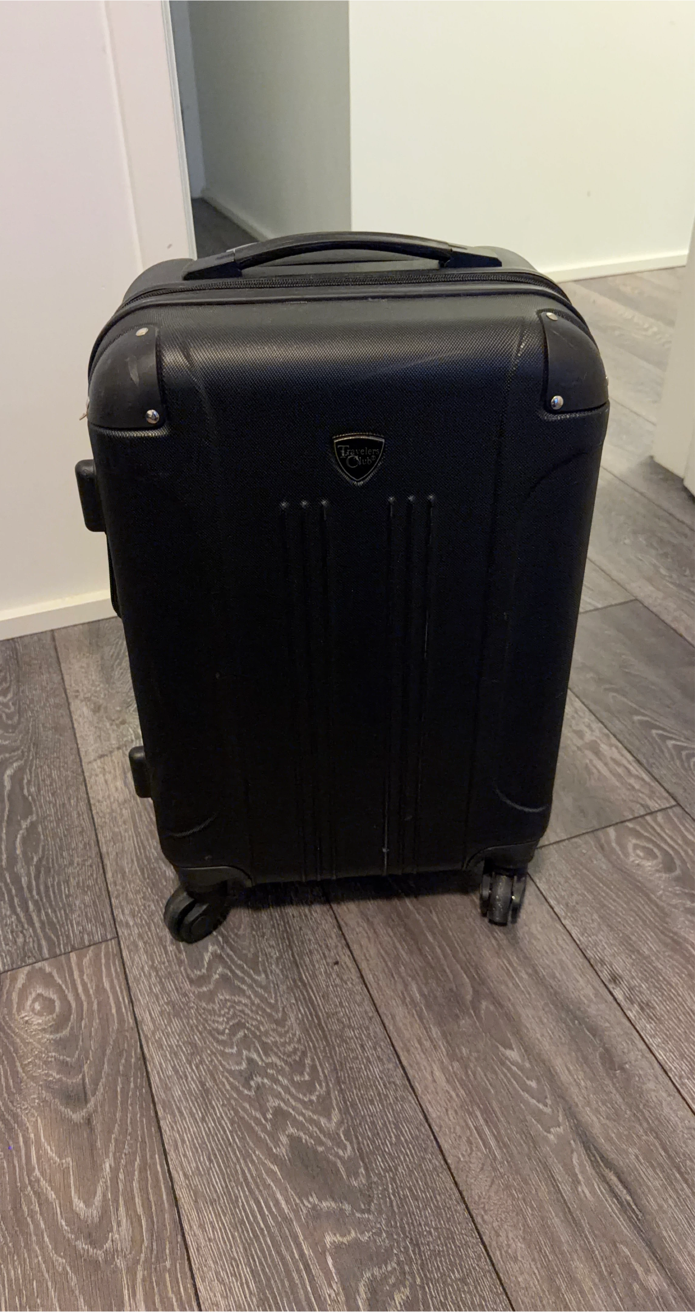 Black Hardside Spinner Luggage