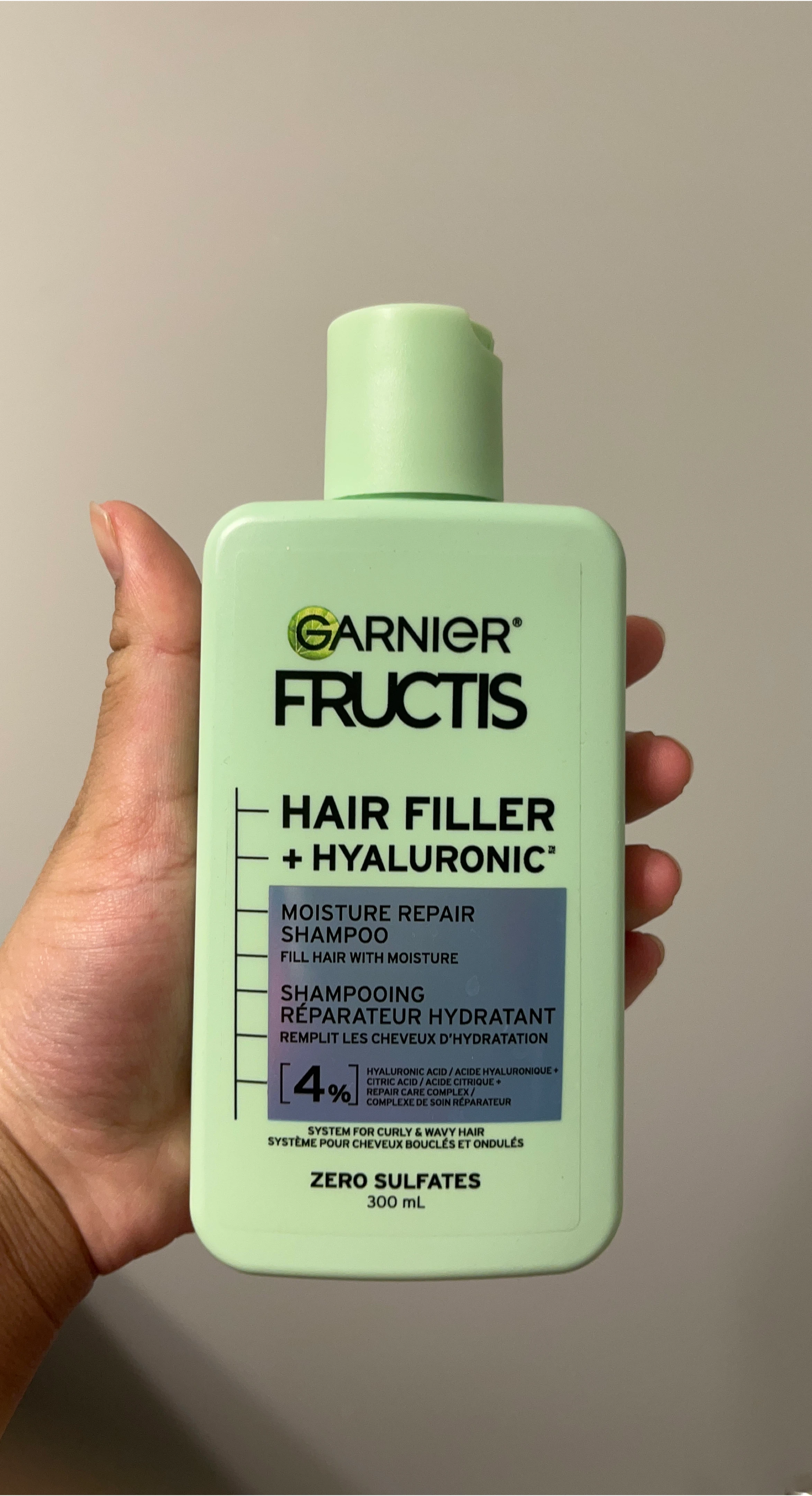 Garnier Fructis Hair Filler + Hyaluronic Moisture Repair Shampoo