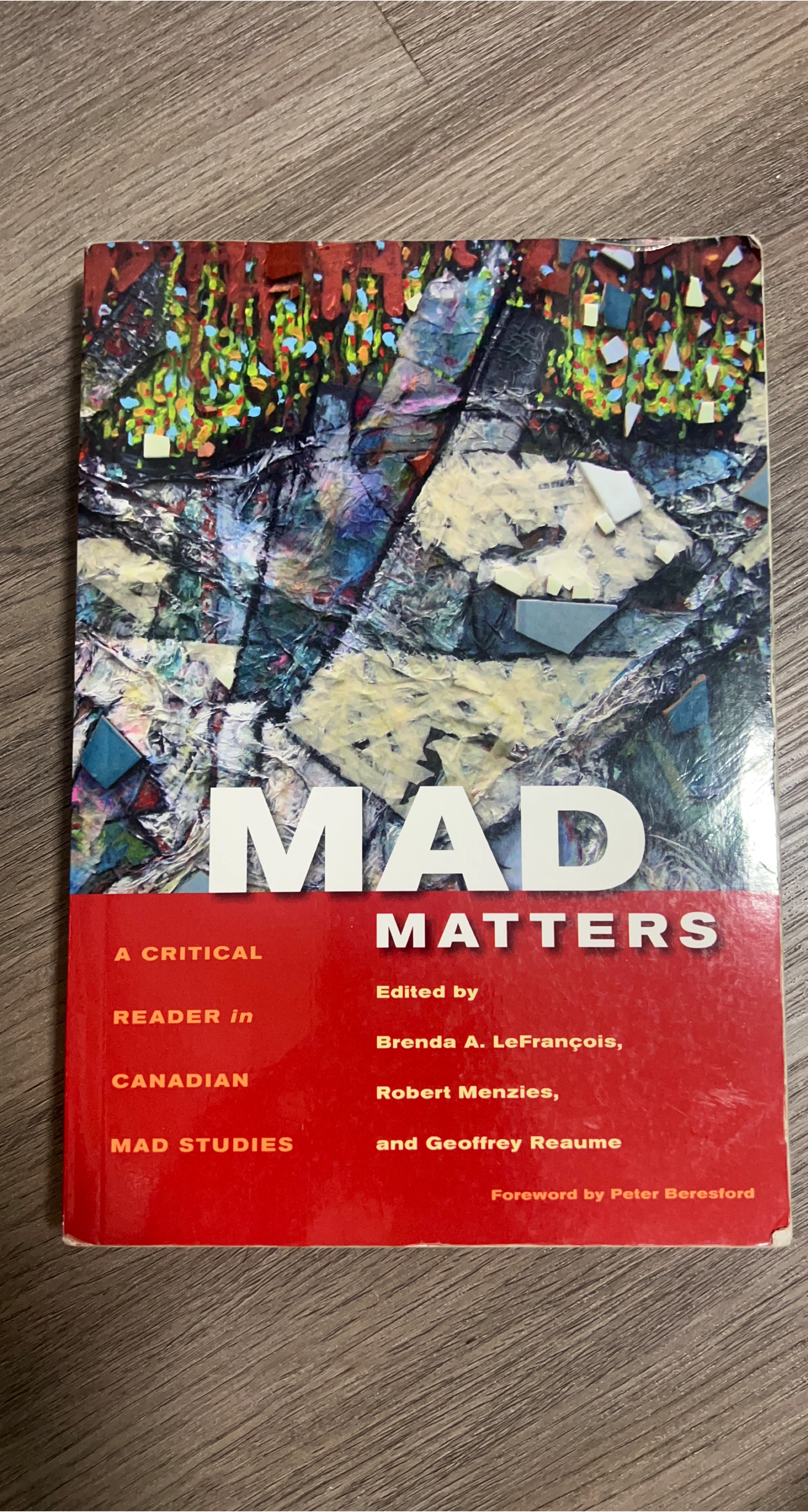 Mad Matters: A Critical Reader in Canadian Mad Studies Book