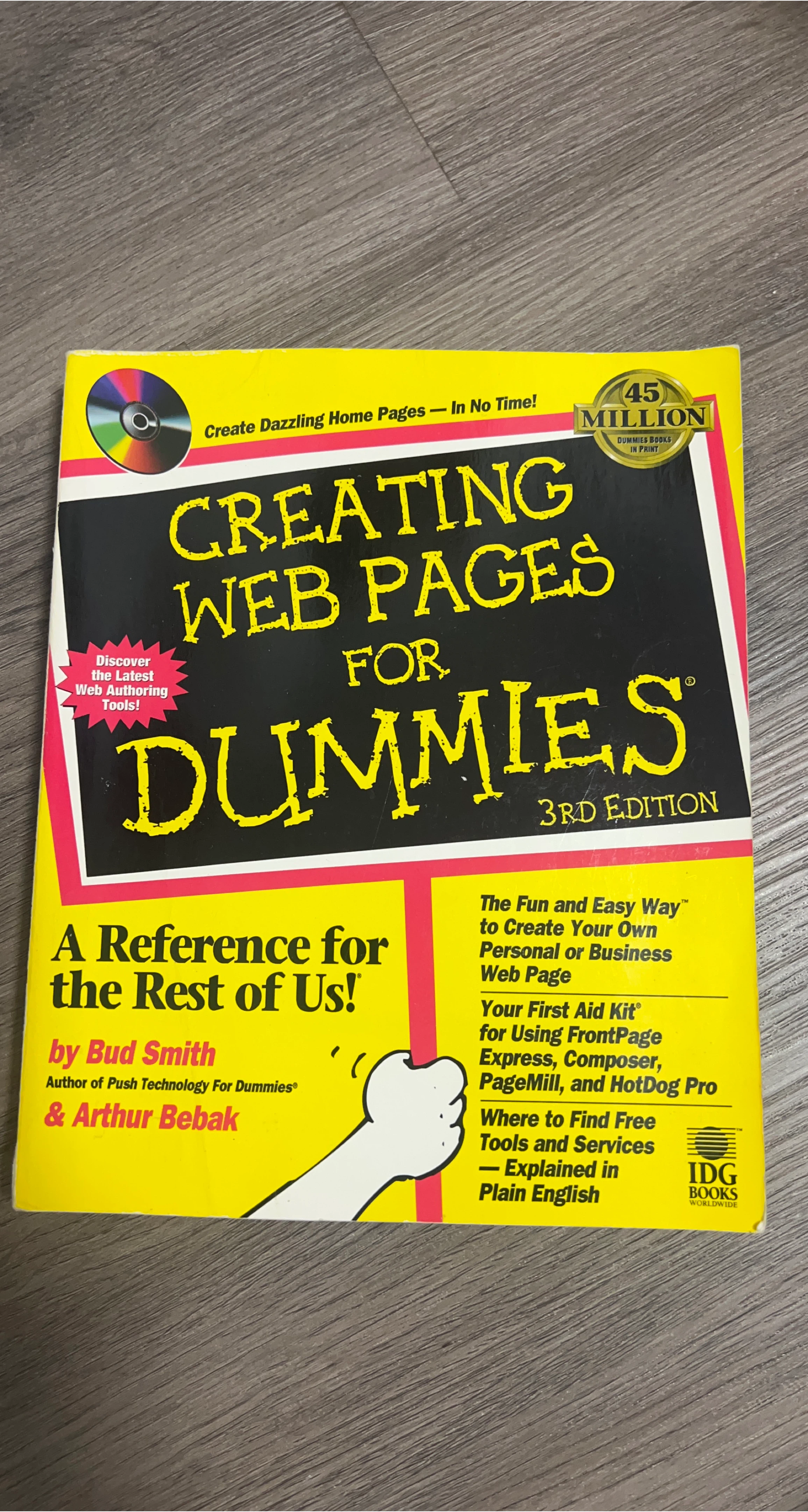 Creating Web Pages For Dummies 3rd Edition Book