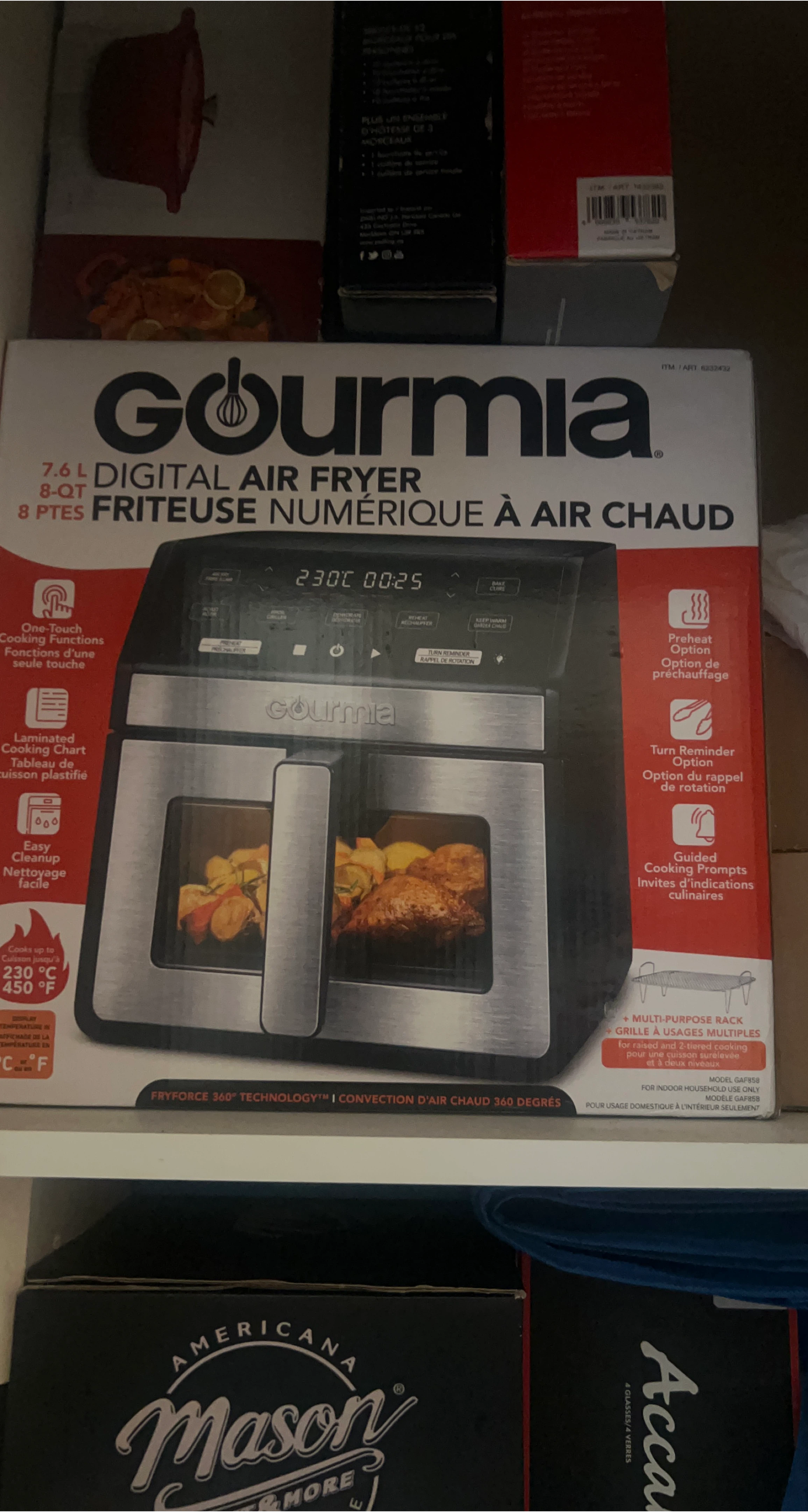 Gourmia 7.6L Digital Air Fryer