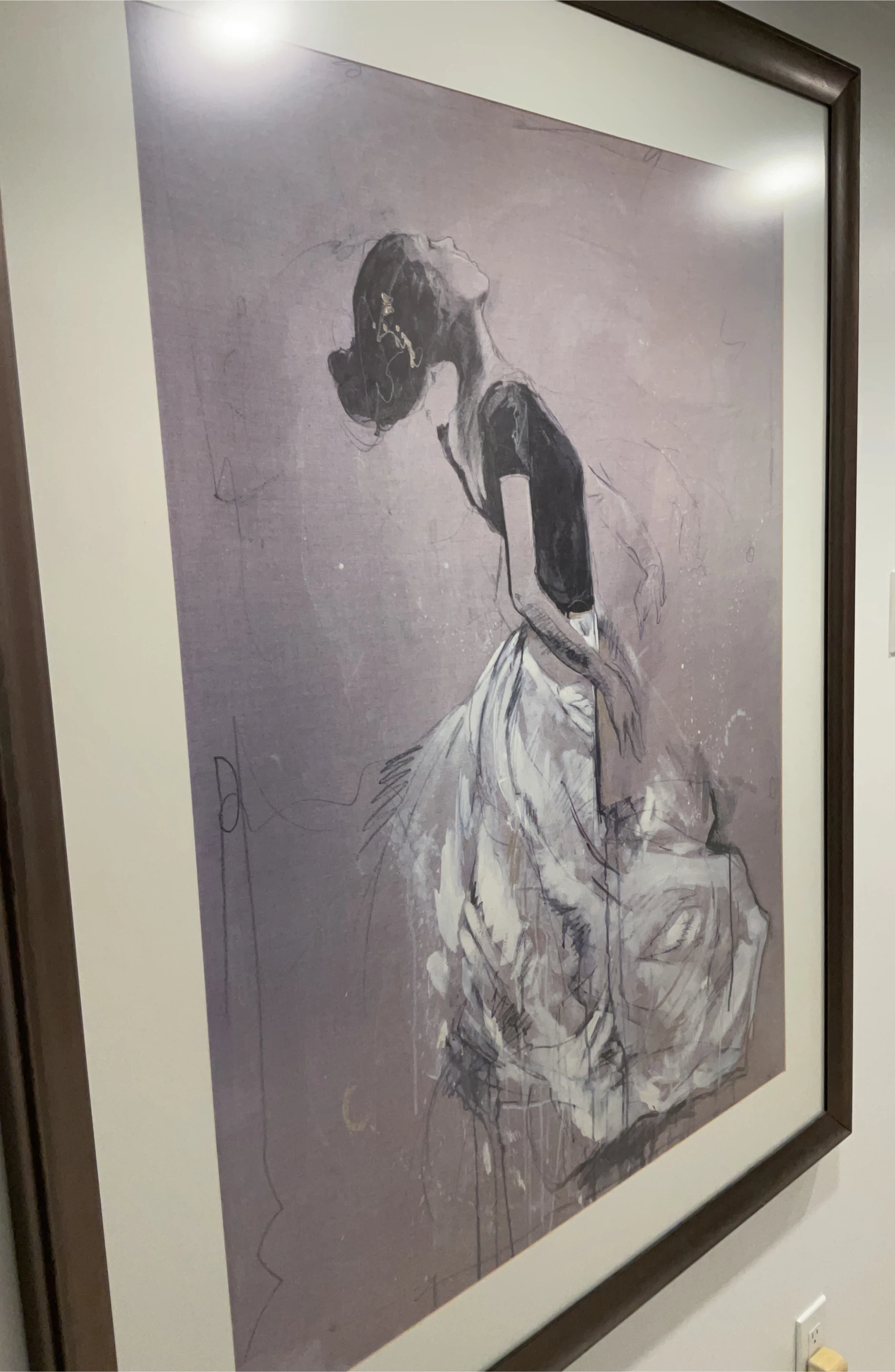 Framed Artwork of a Dancer