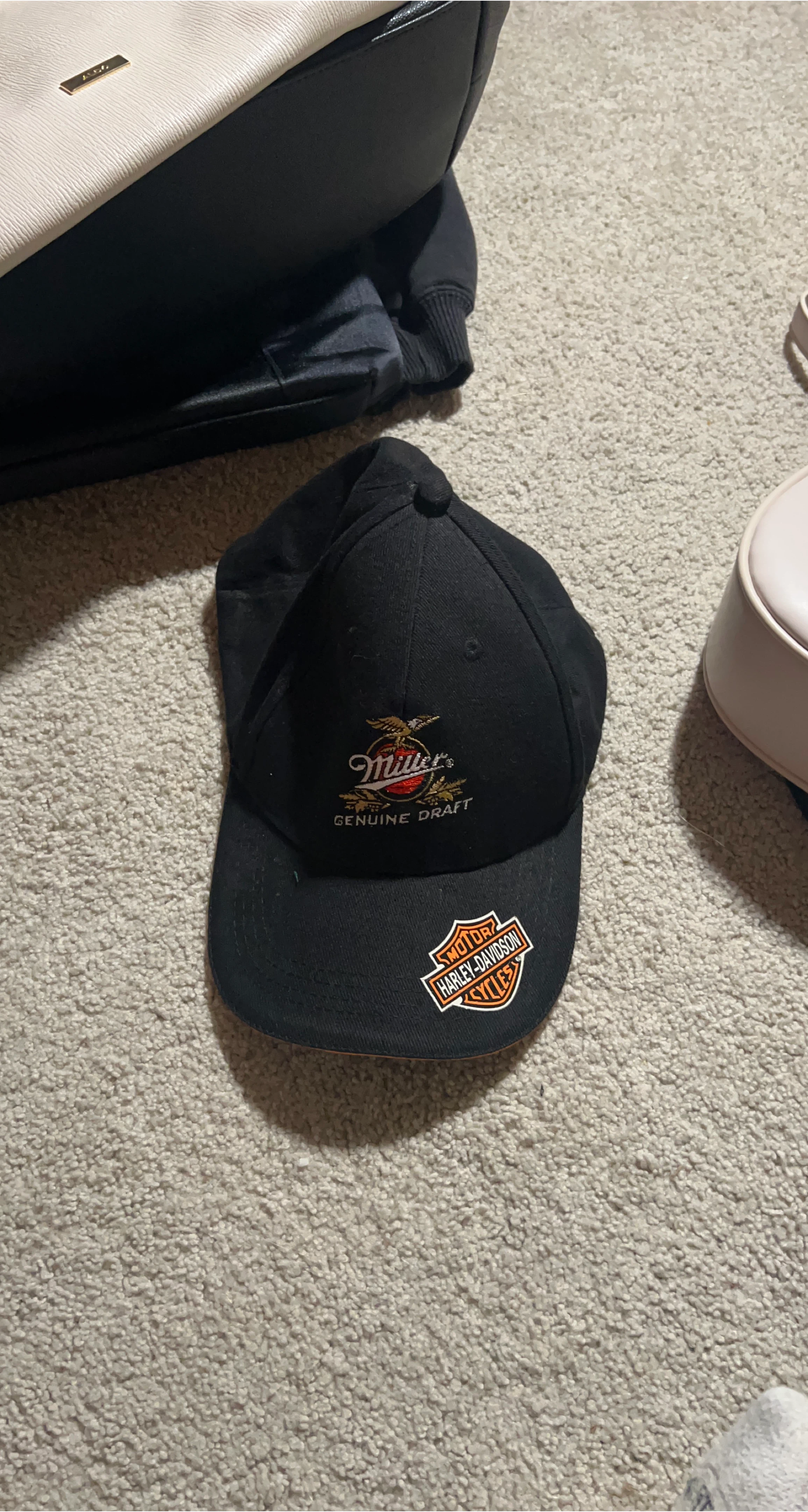 Miller Genuine Draft & Harley-Davidson Cap