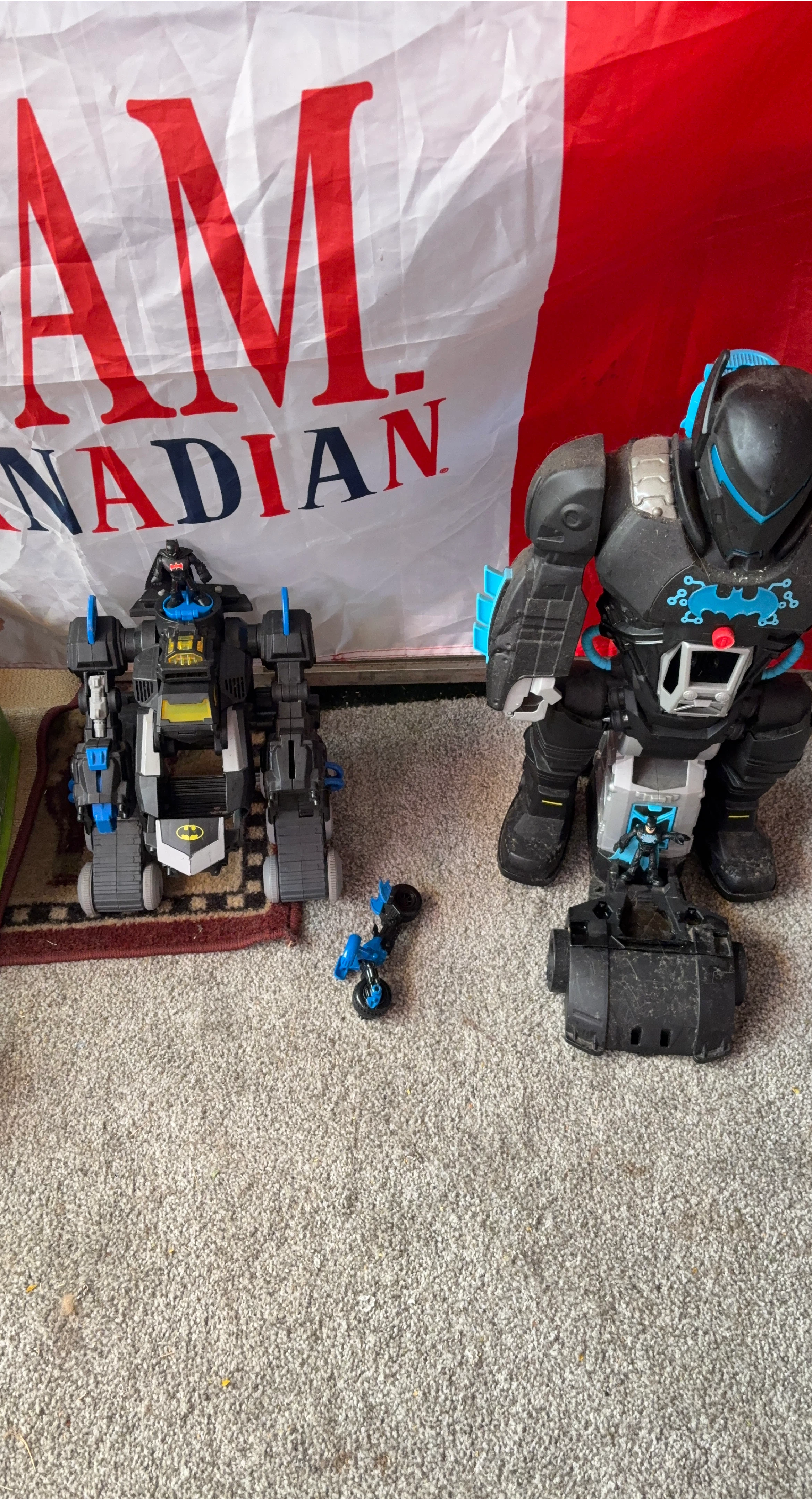 Batman Imaginext Batbot with Batmobile