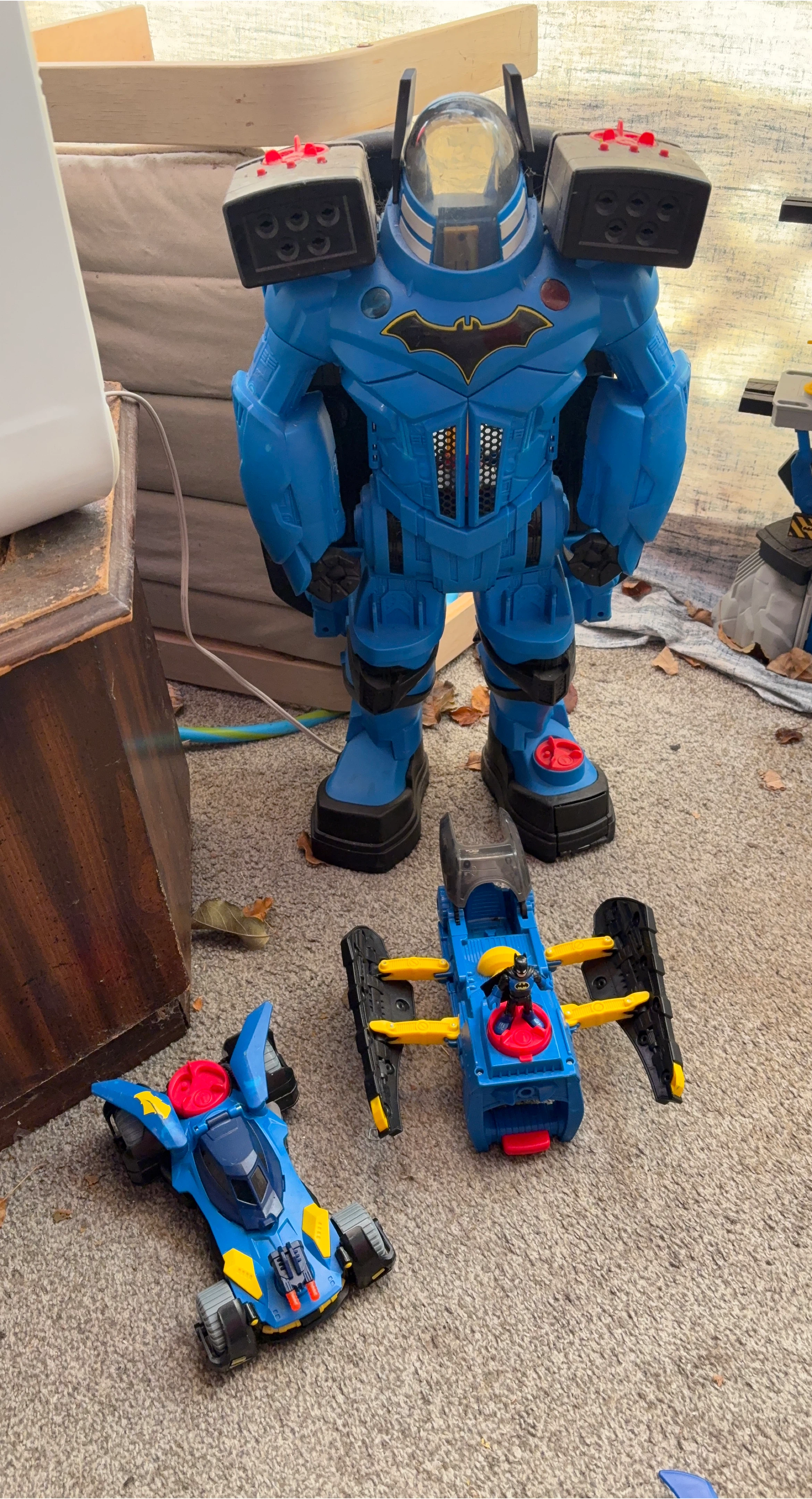 Batman Imaginext Robot and Vehicles