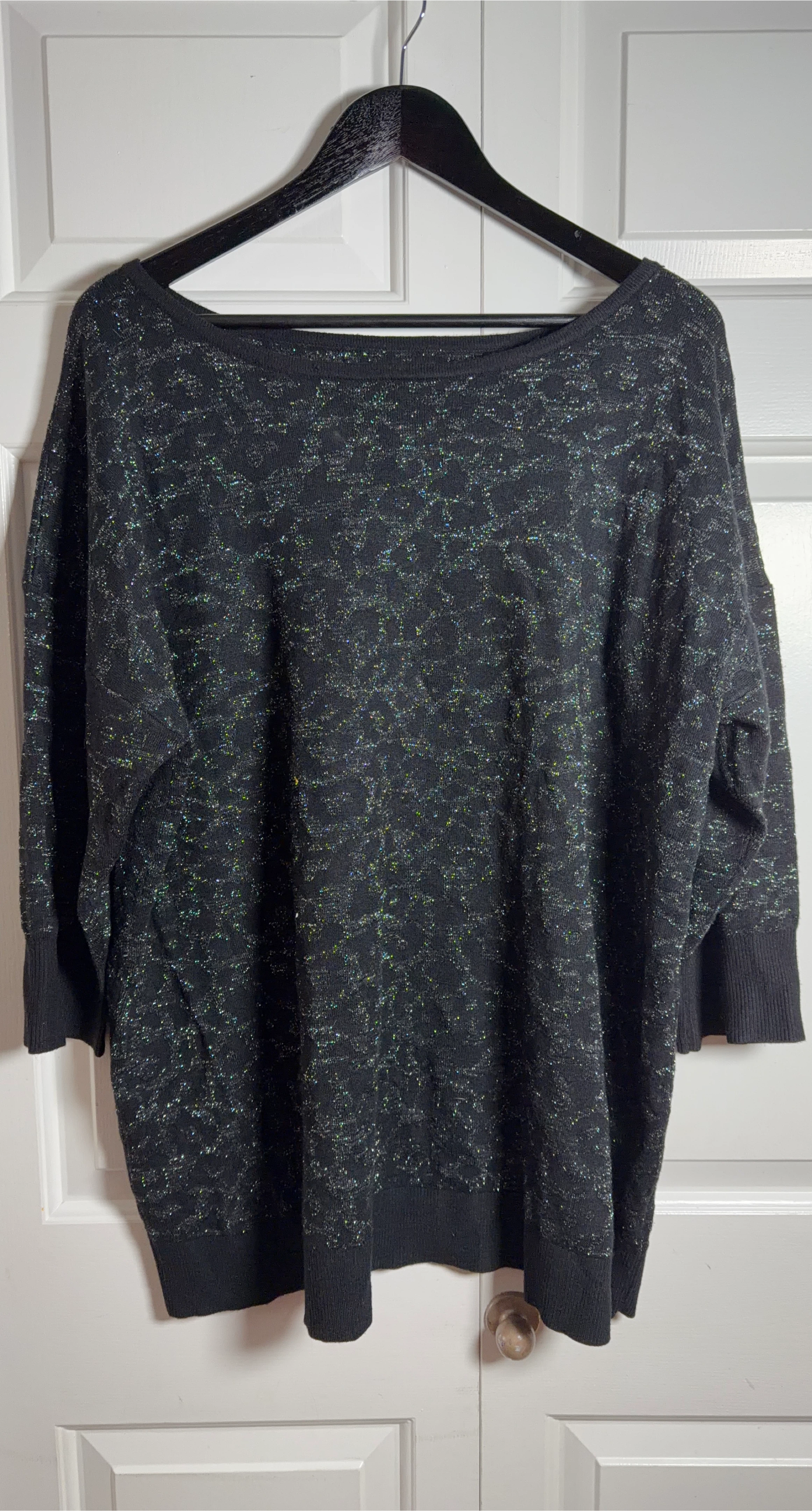 Sparkly Black Women's Sweater