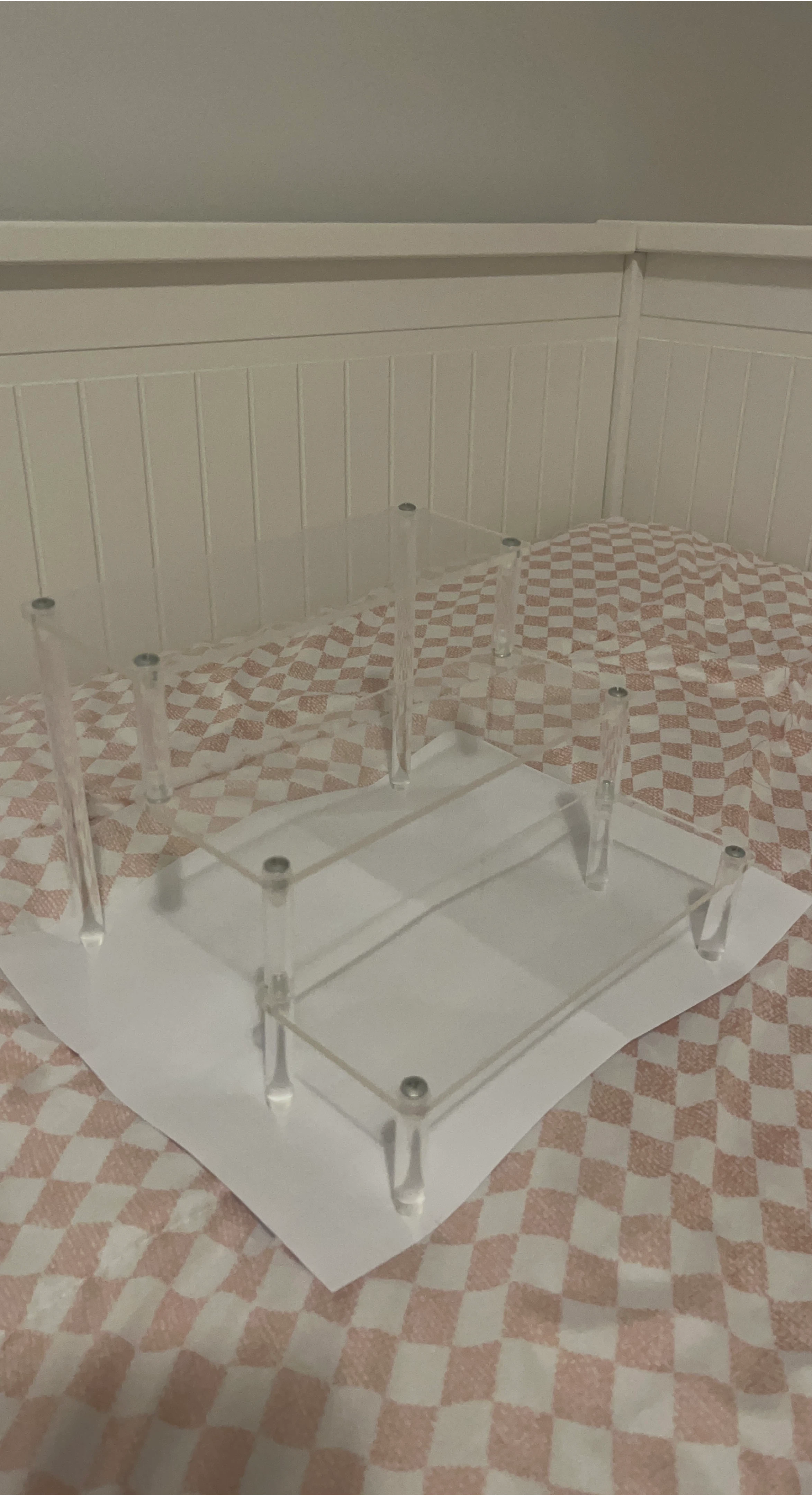 Clear Acrylic Tiered Display Stand