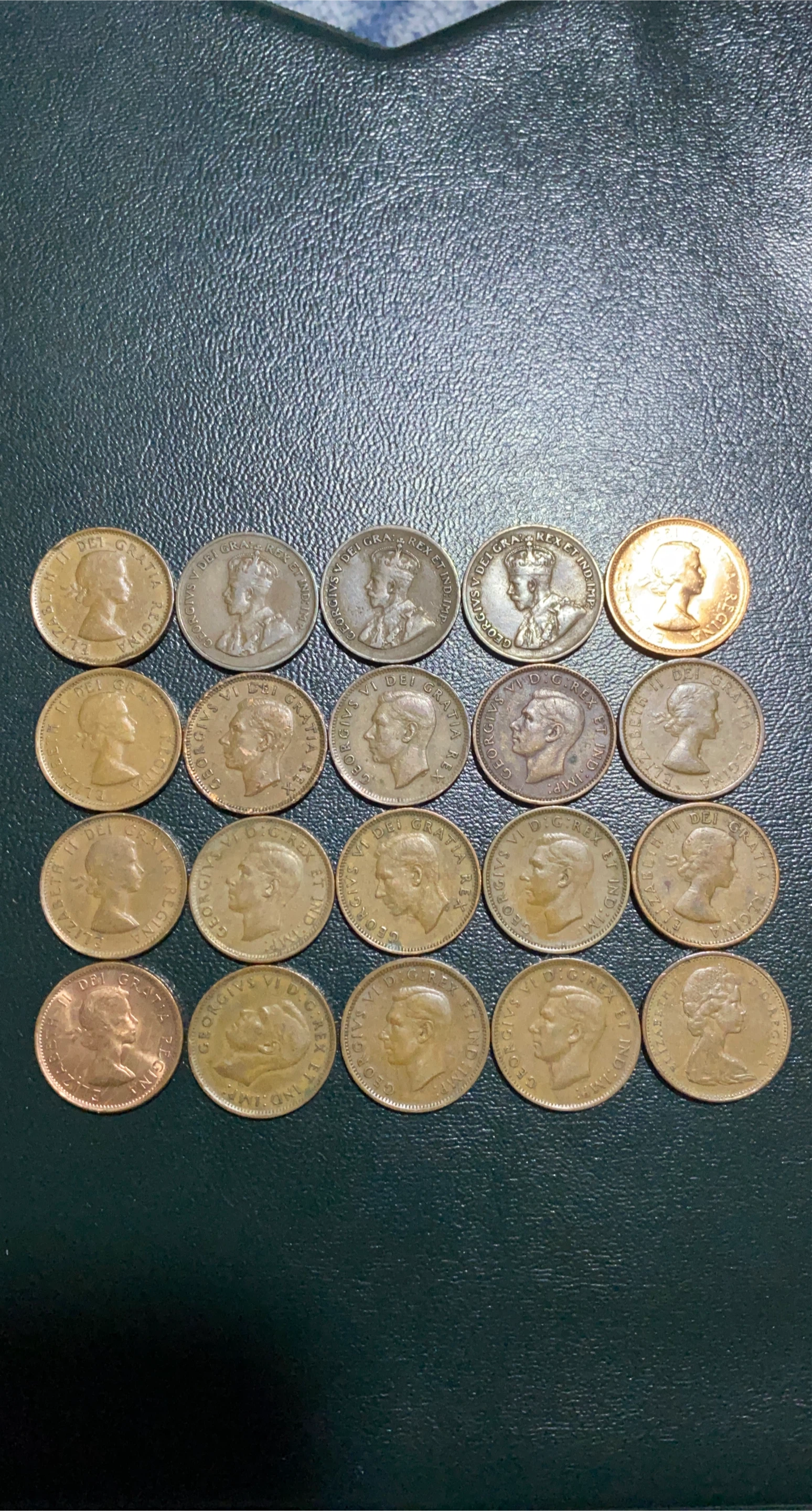 Canadian Pennies Collection