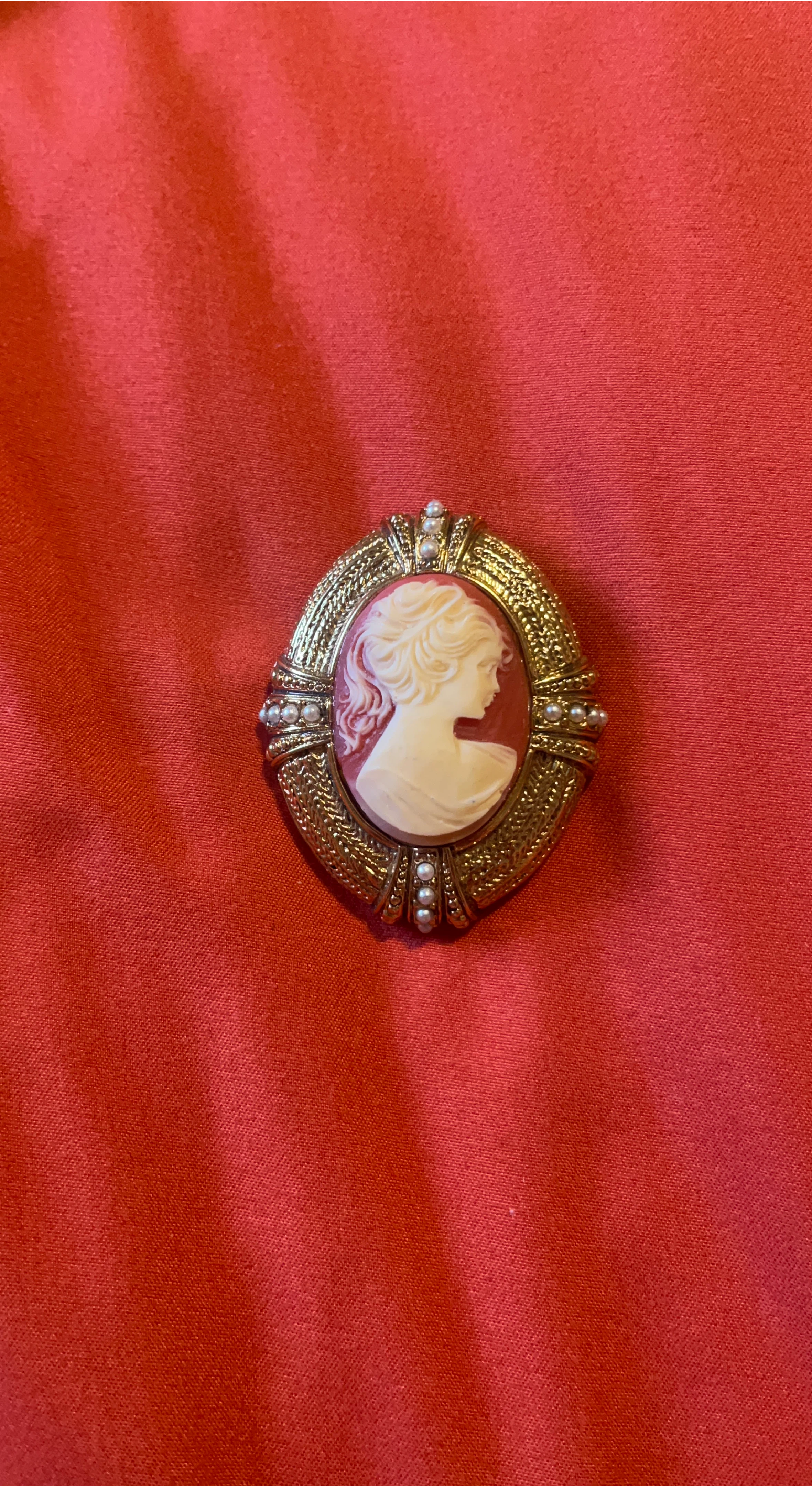 Vintage Cameo Brooch