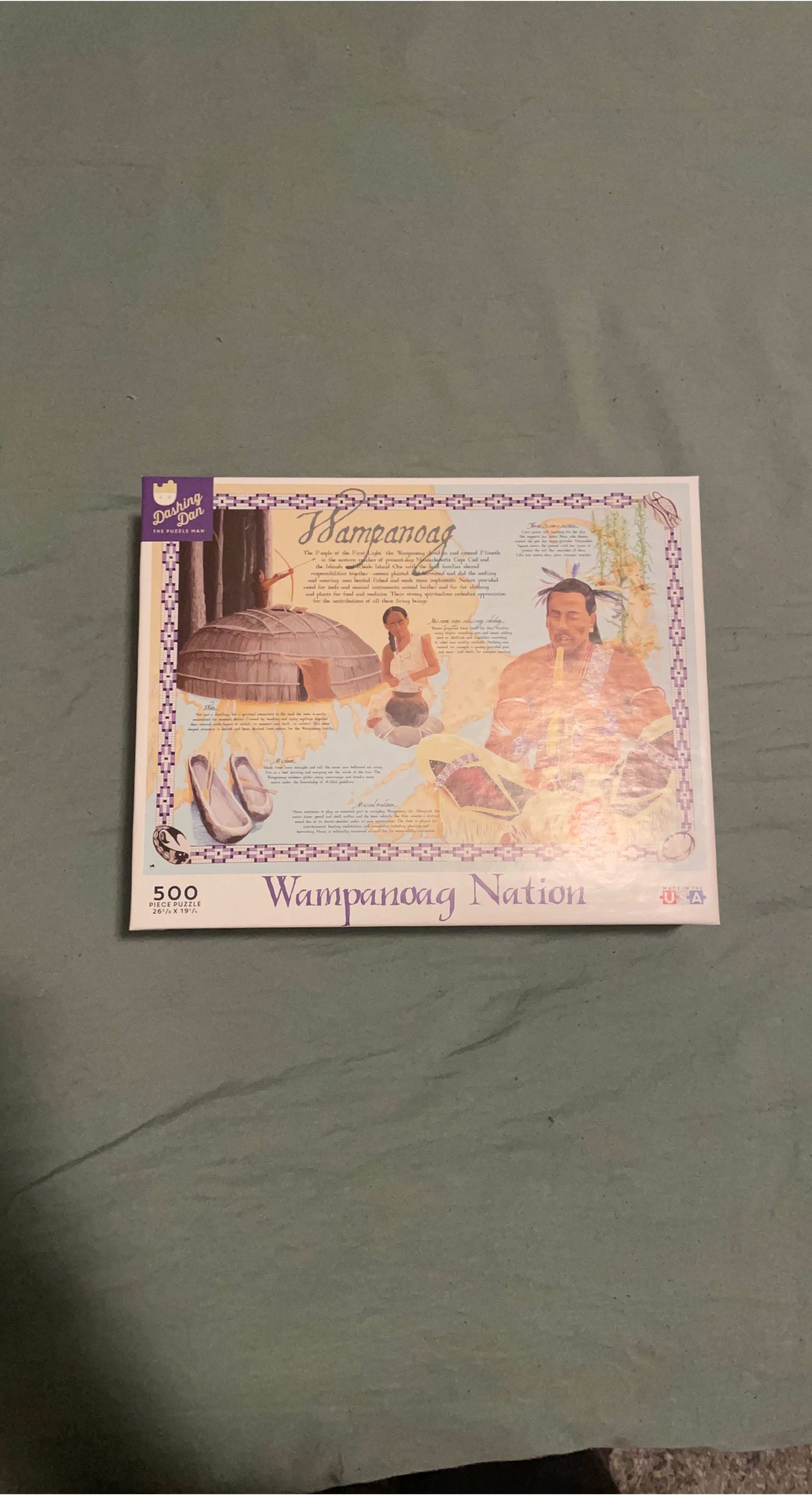Dashing Dan 500 Piece Wampanoag Nation Puzzle
