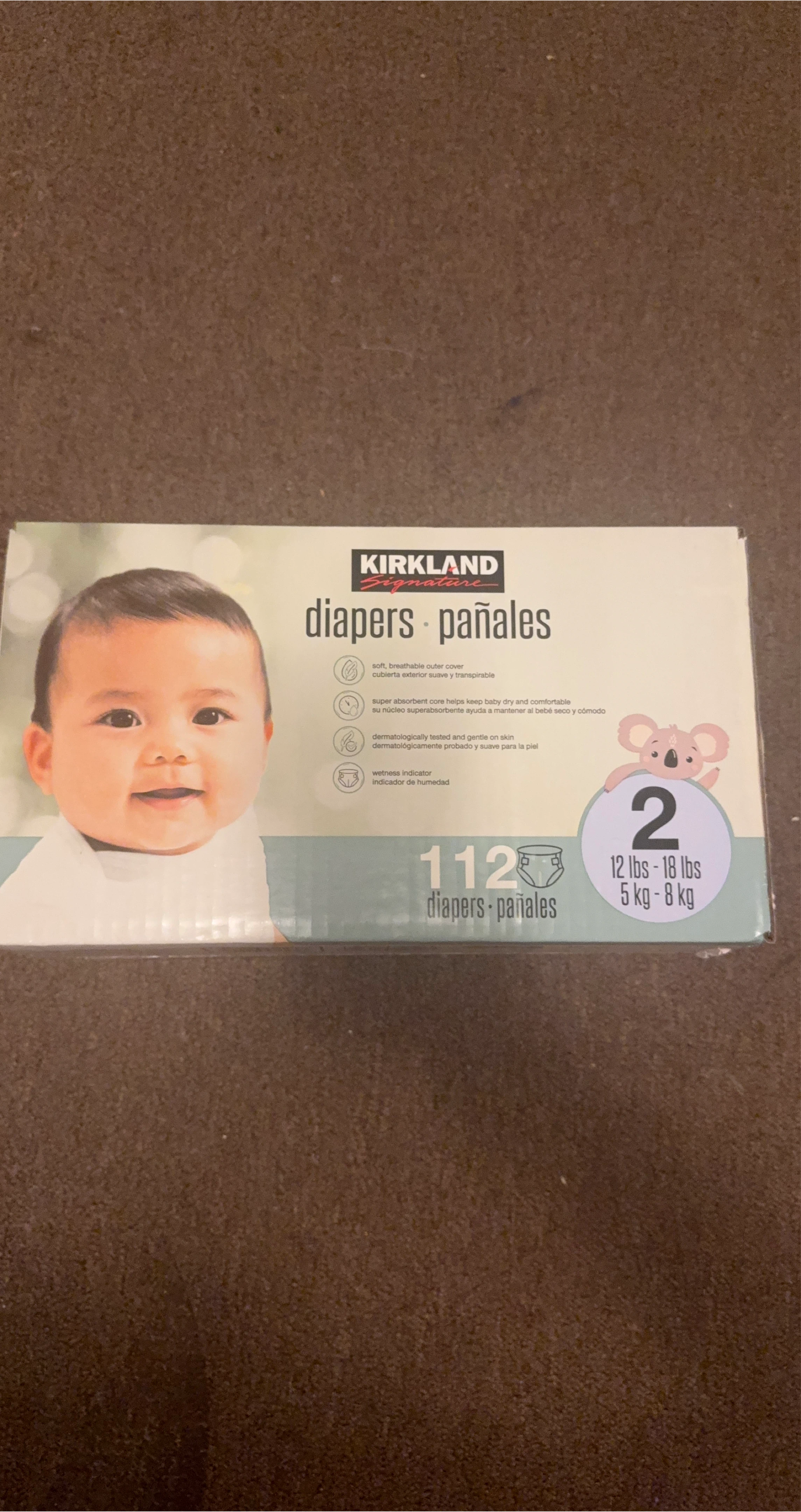 Kirkland Signature Size 2 Diapers, 112 Count