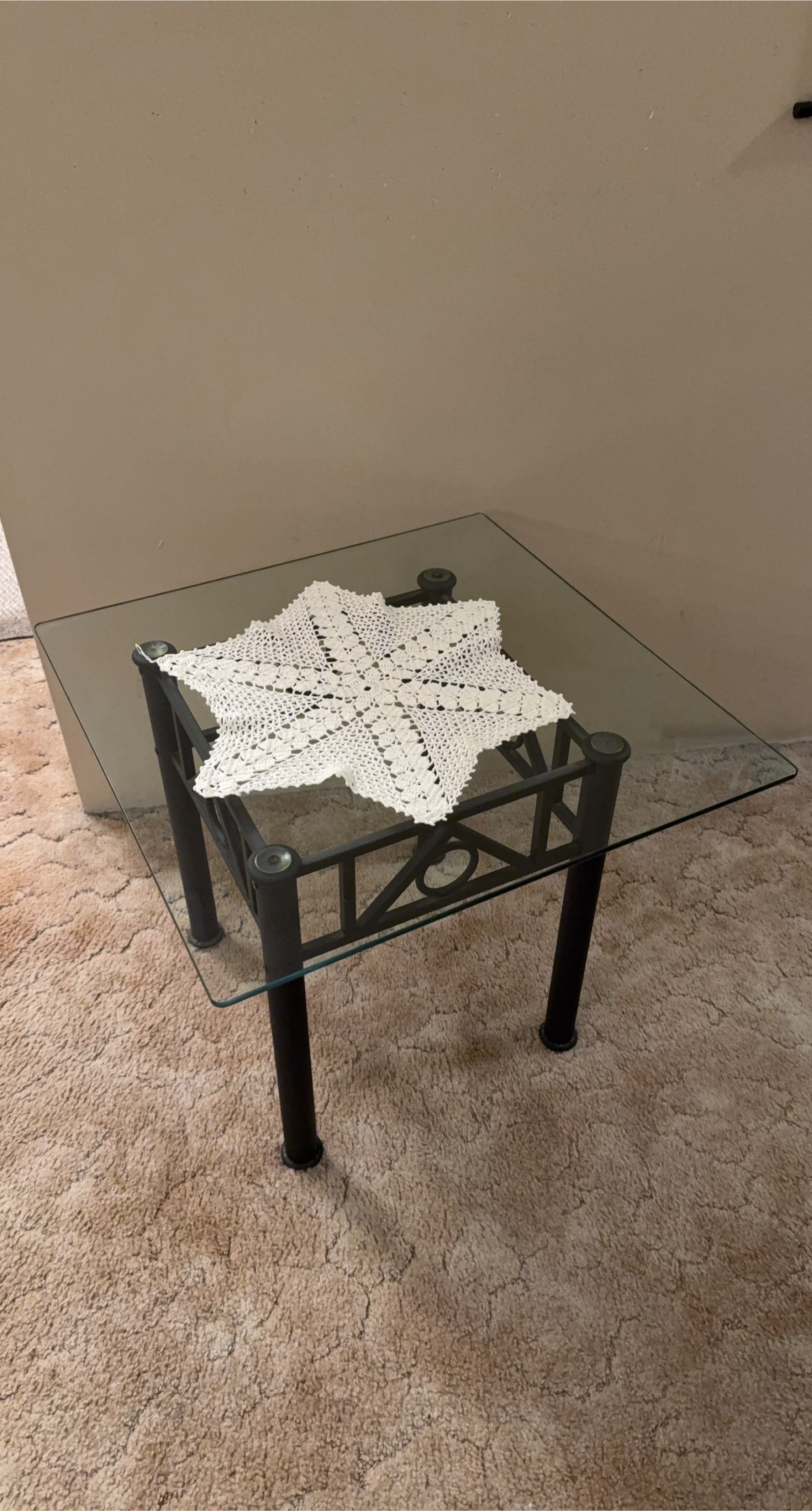 Glass Top Side Table 🏆