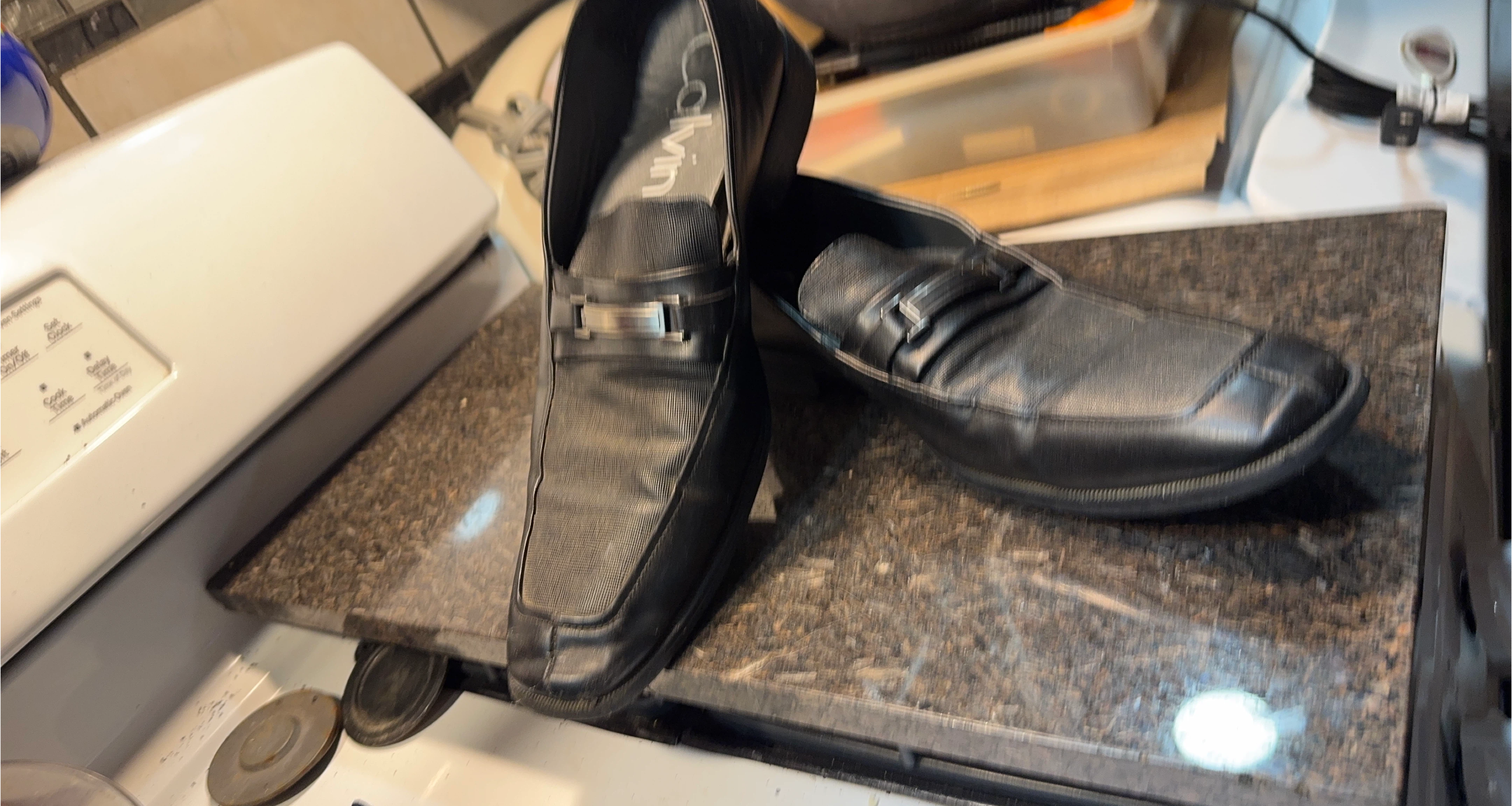 Calvin Klein Gino Loafer Shoes Men's Black Size 10