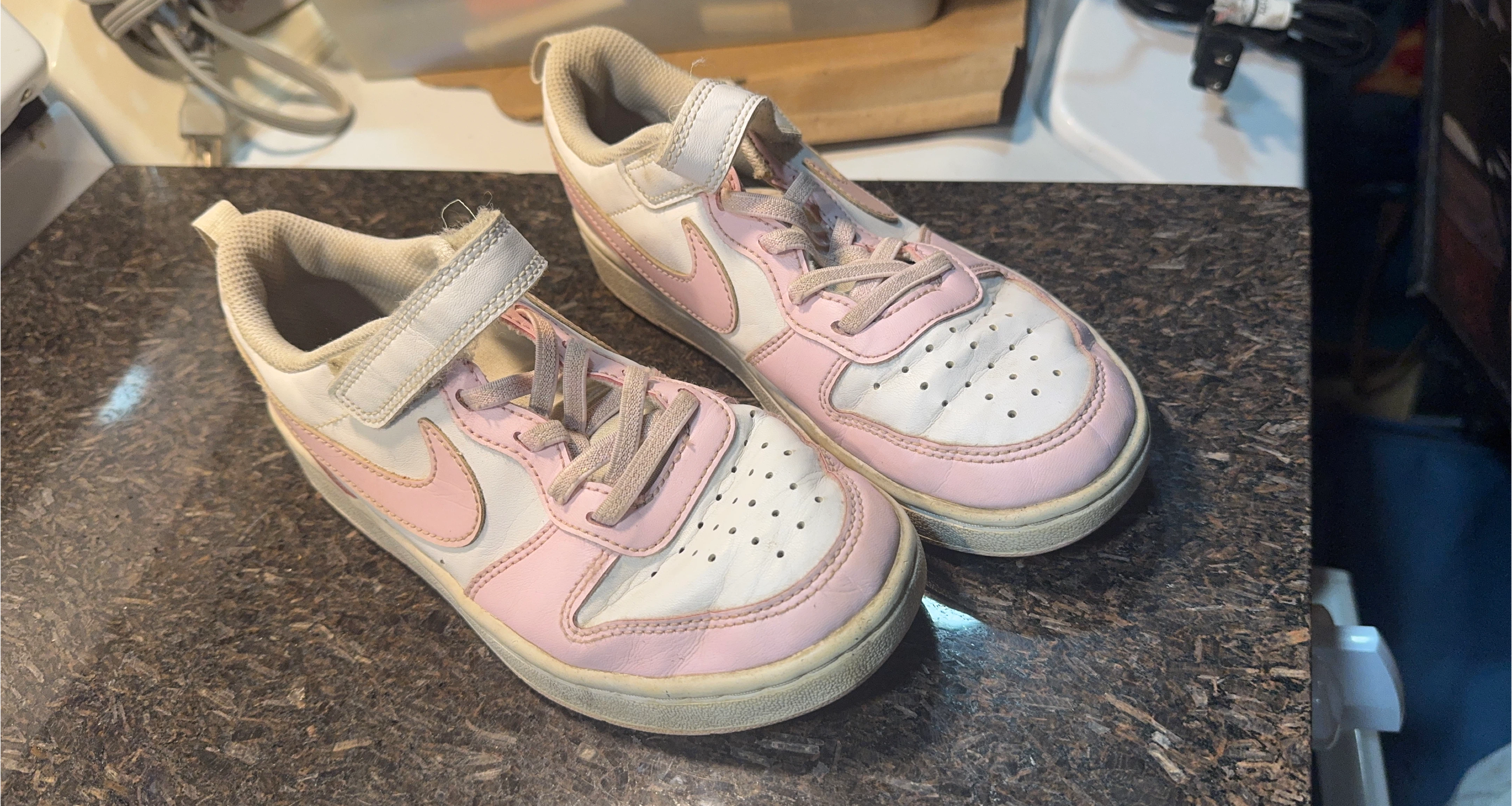 Nike Court Vision Low TD Pink White Toddler Shoes