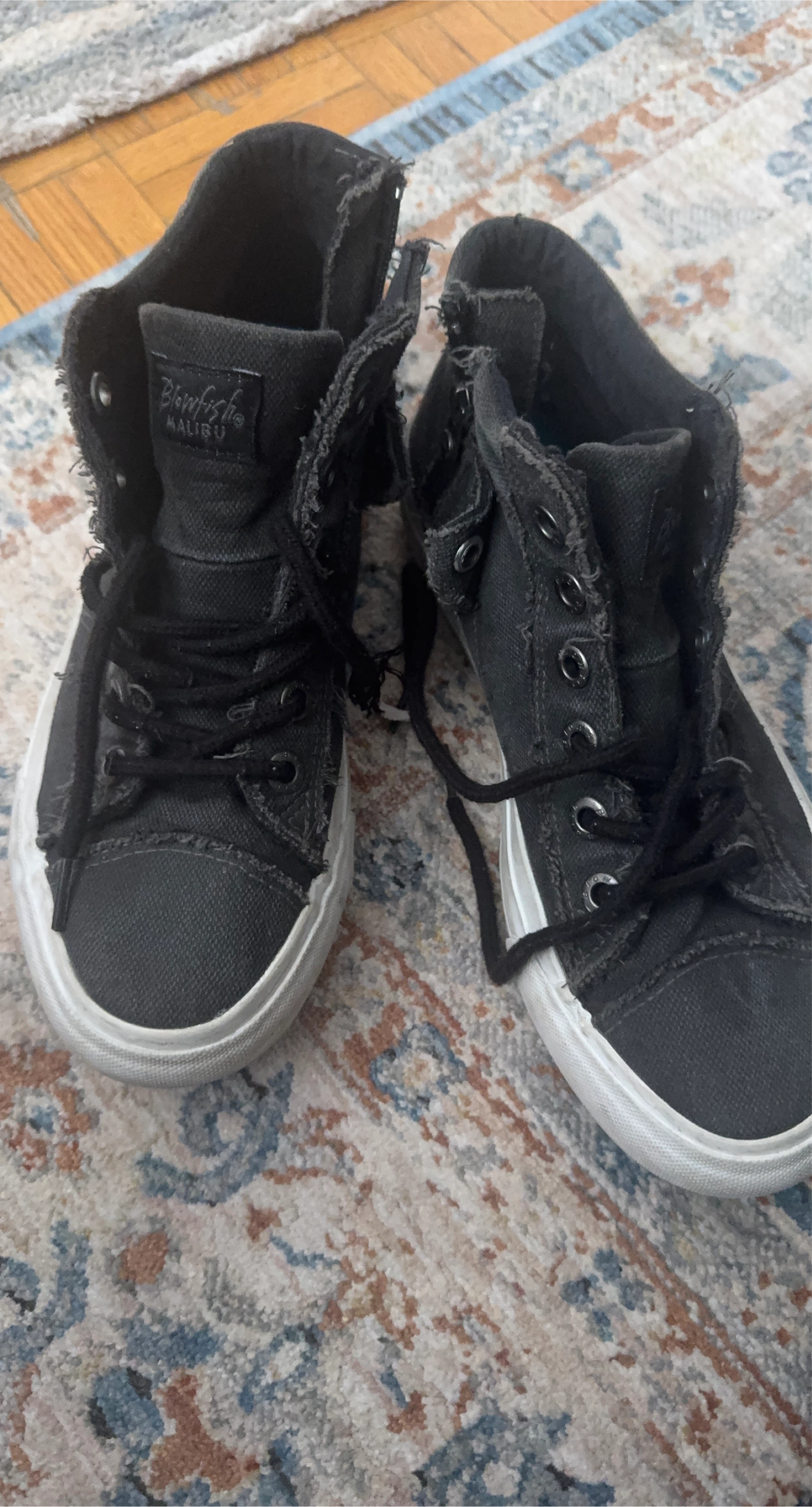 Blowfish Malibu Black High-Top Sneakers