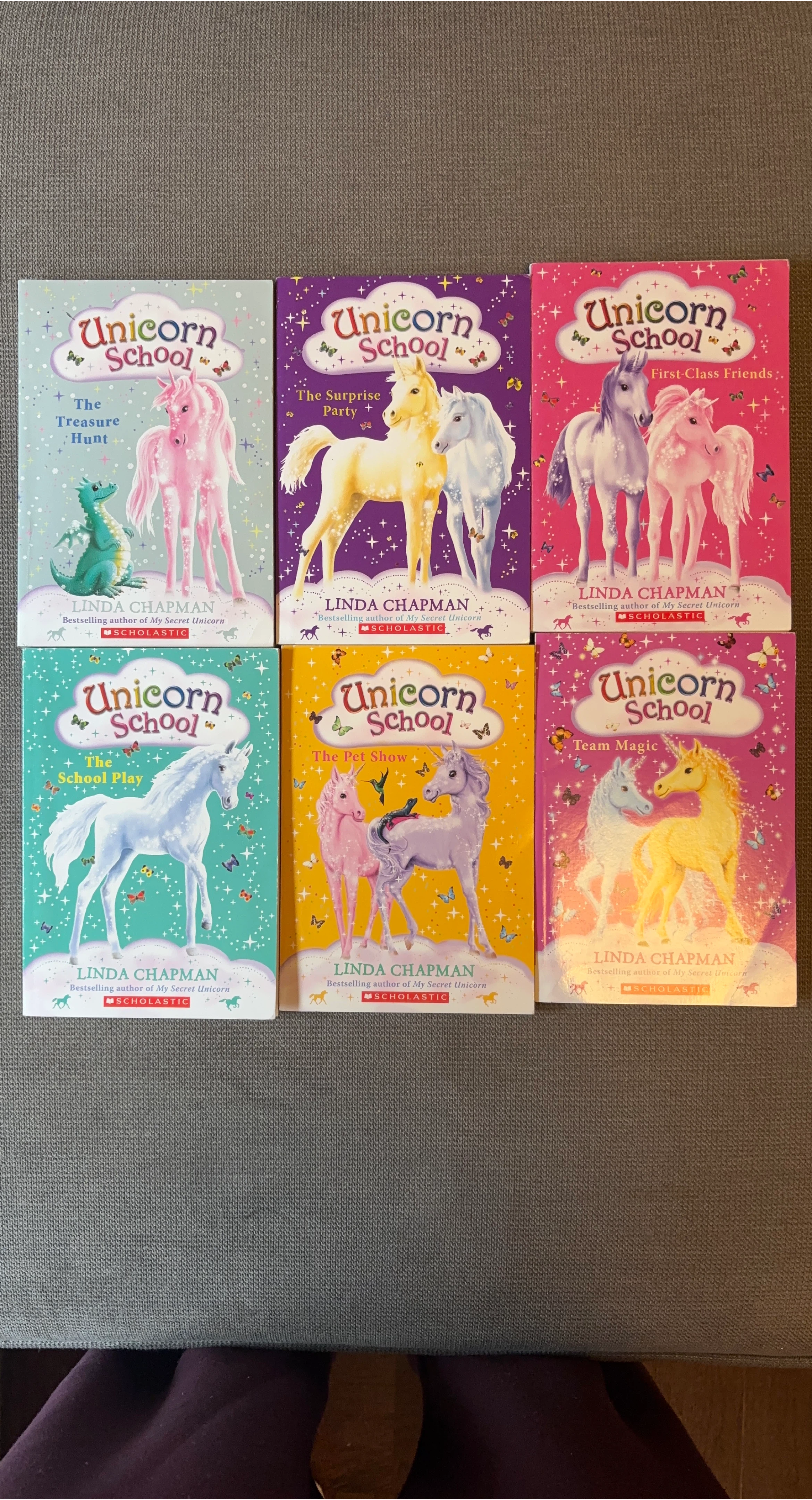 New! Unicorn School Book Set by Linda Chapman
