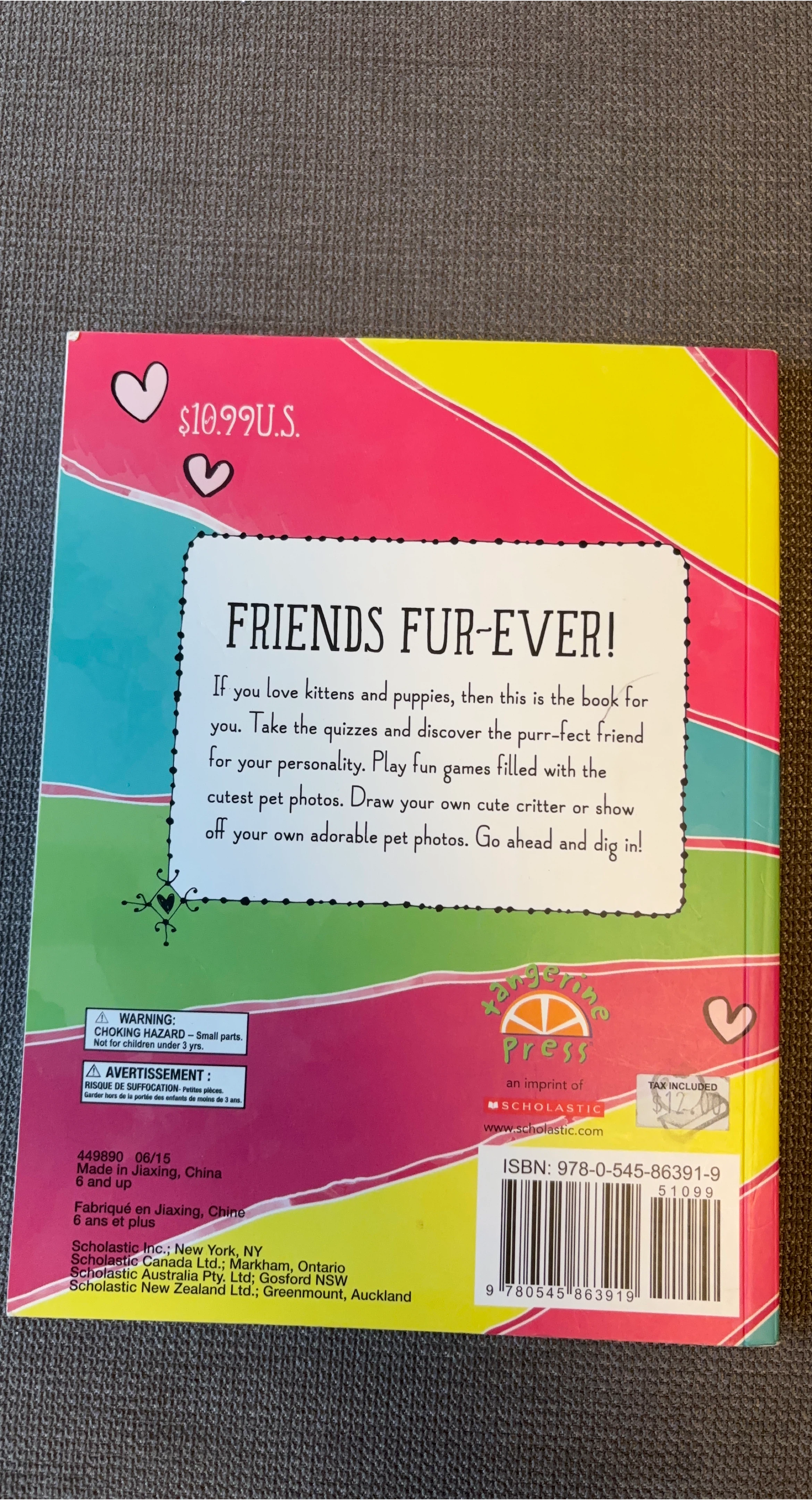 I Love Kittens & Puppies! Activity Book