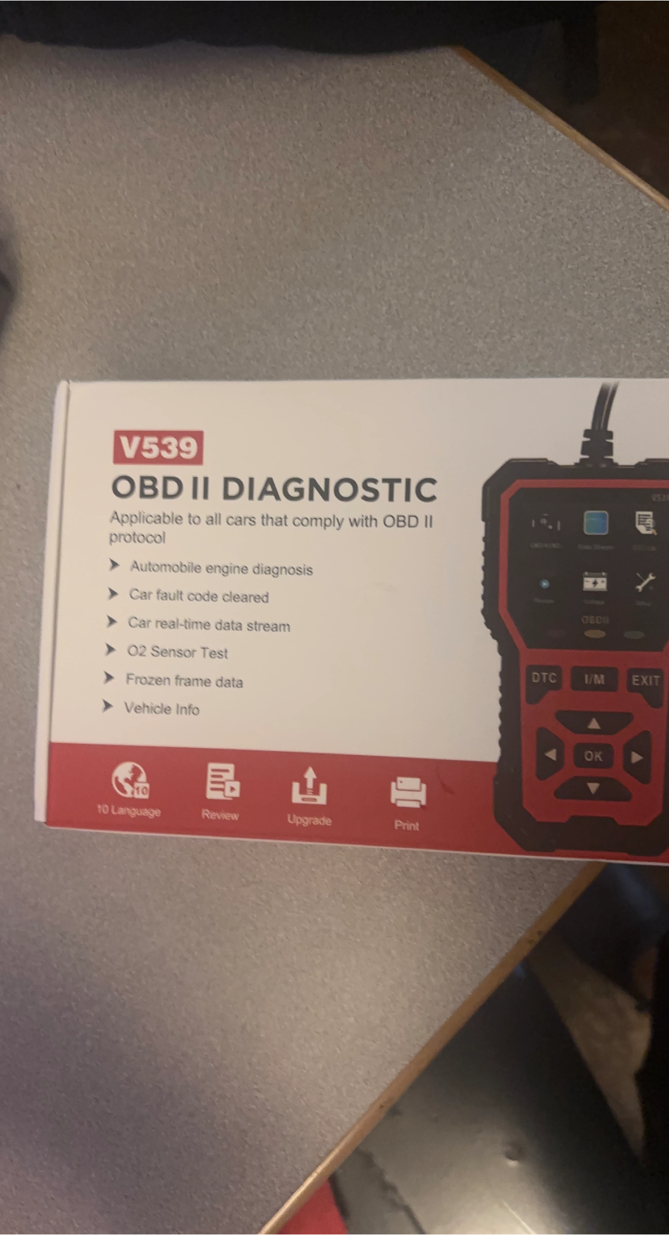 V539 OBD II Diagnostic Tool