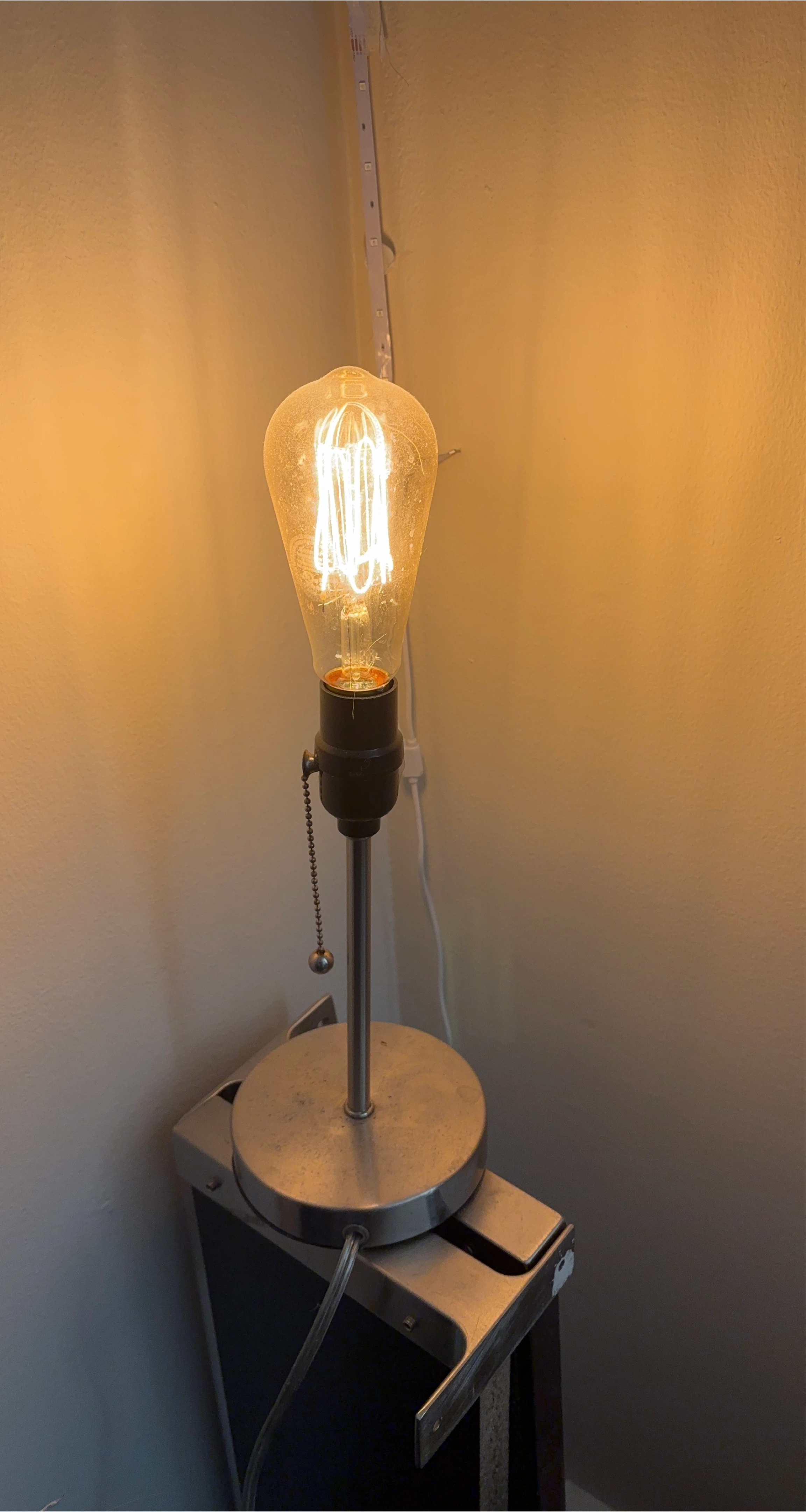 Edison Style Light Bulb Table Lamp