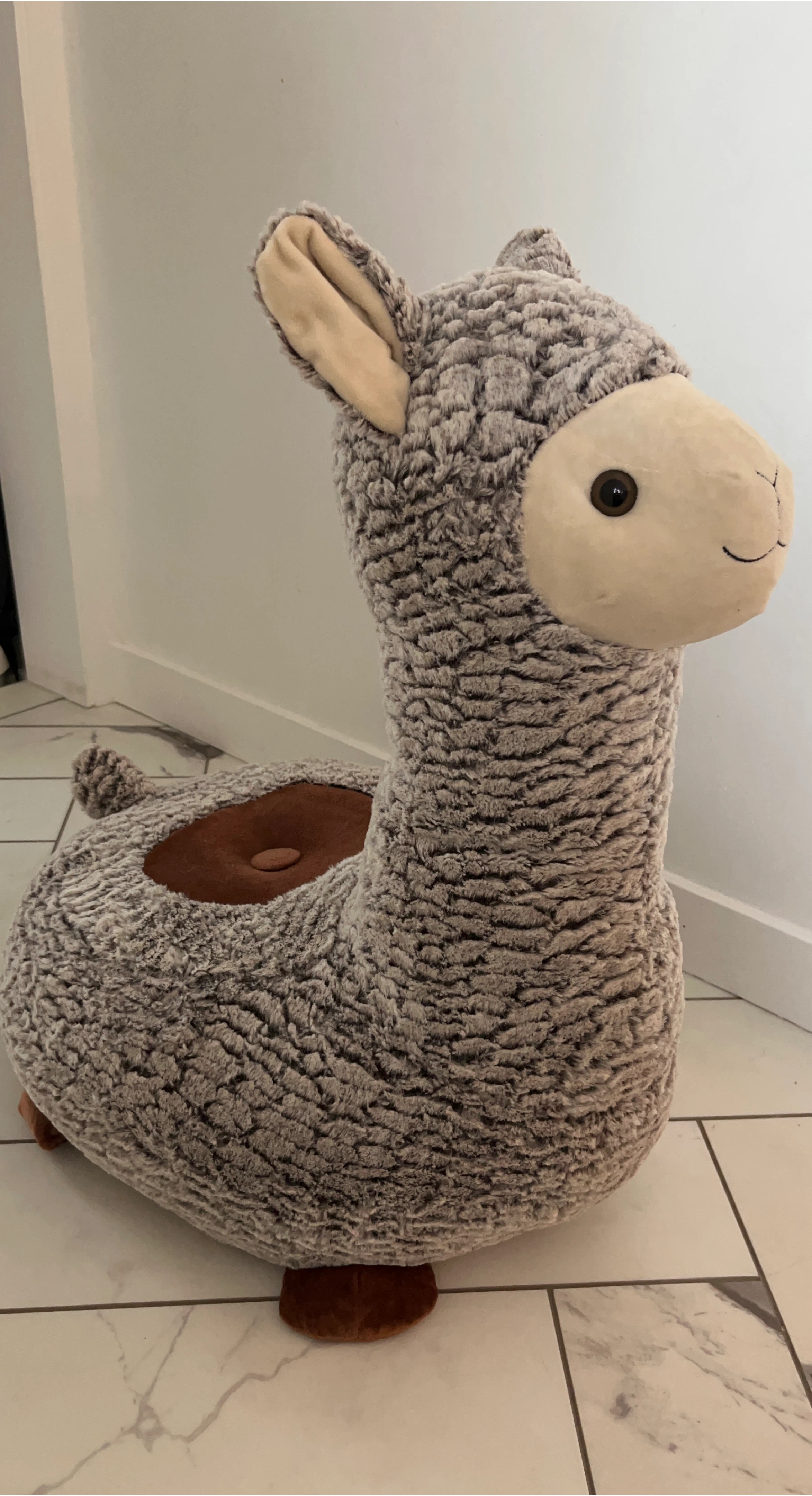 Plush Llama Stool / Seat
