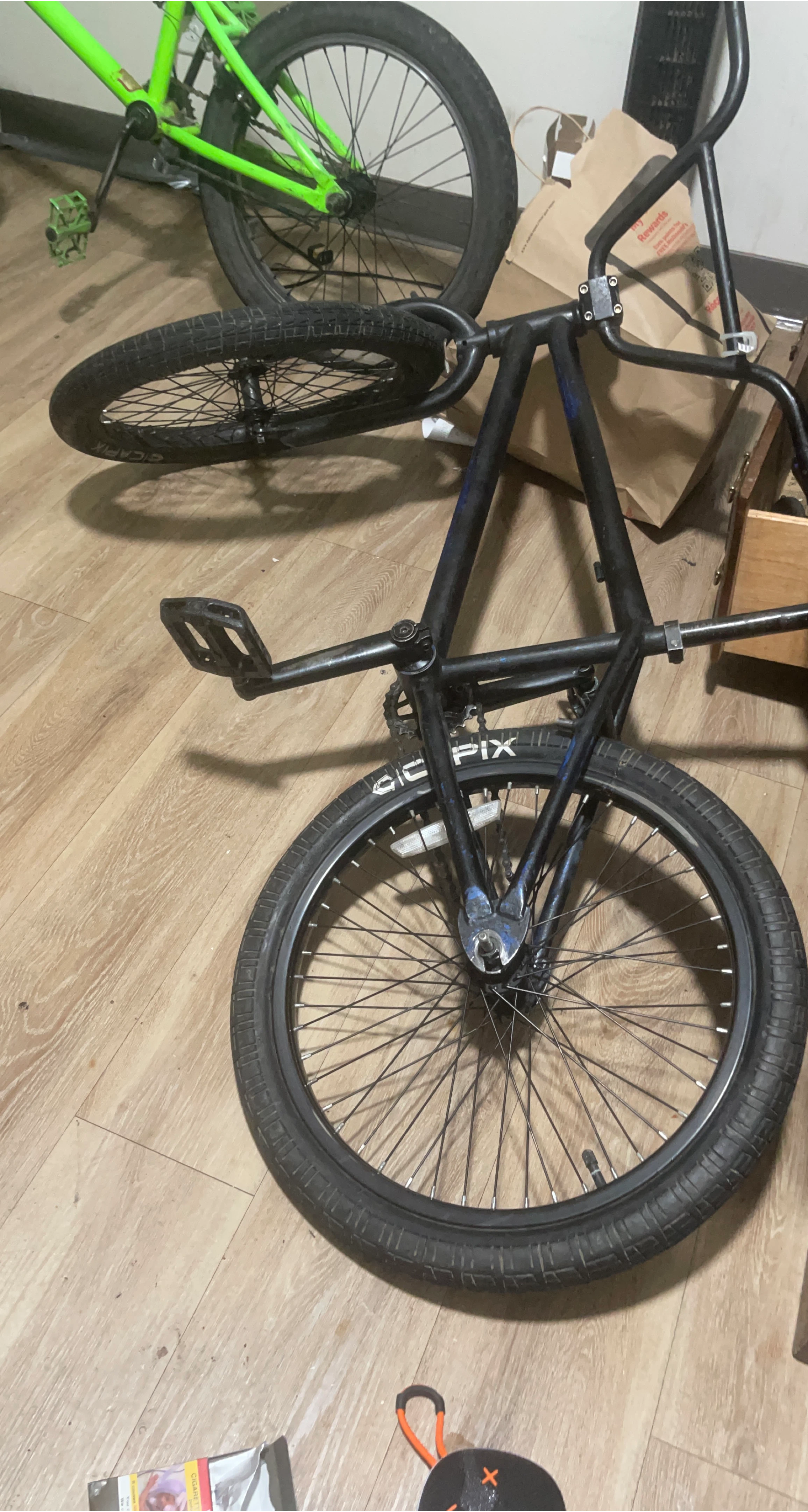 BMX Bike Frame with Wheels