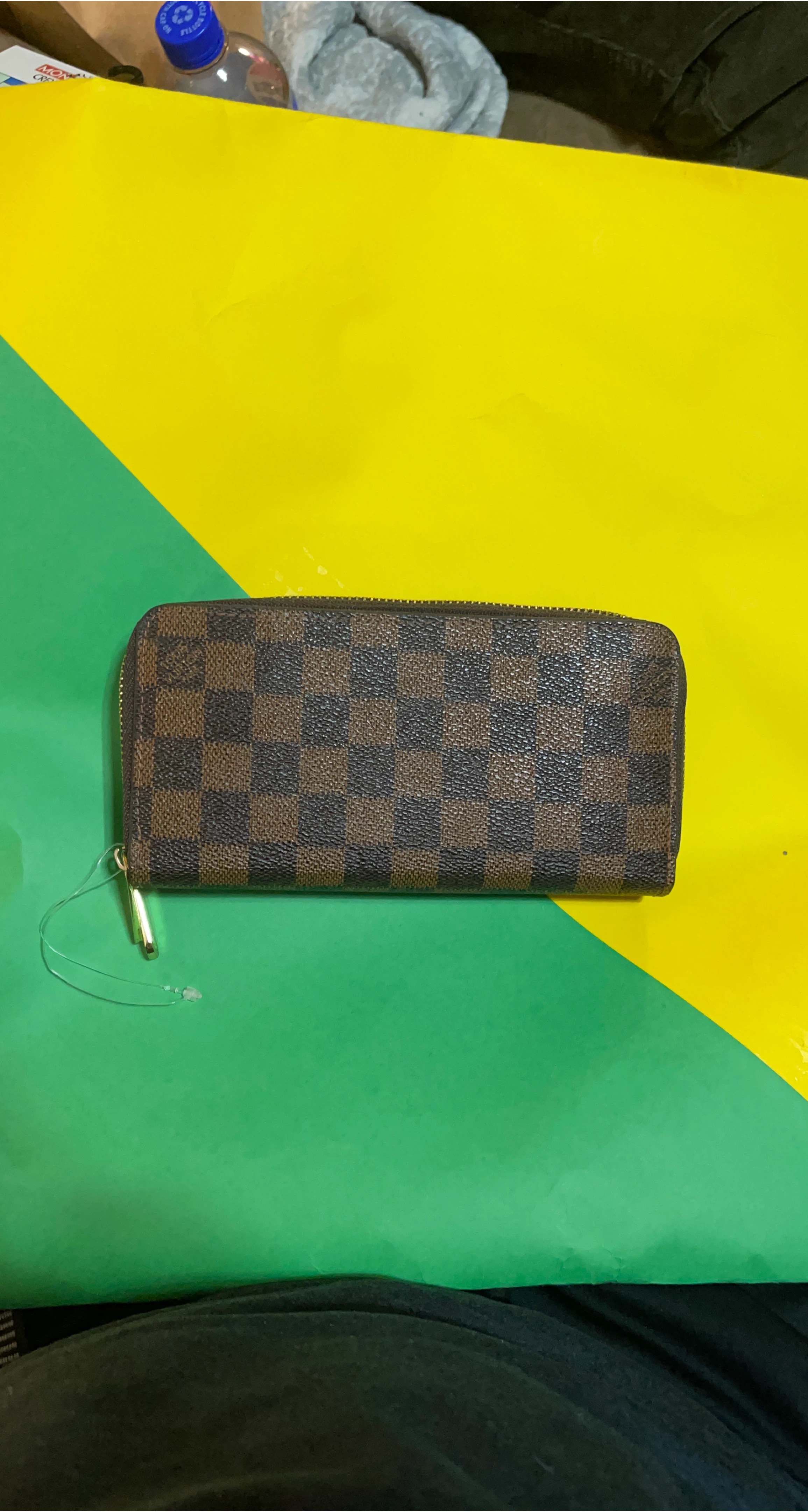 Louis Vuitton Damier Ebene Zippered Wallet