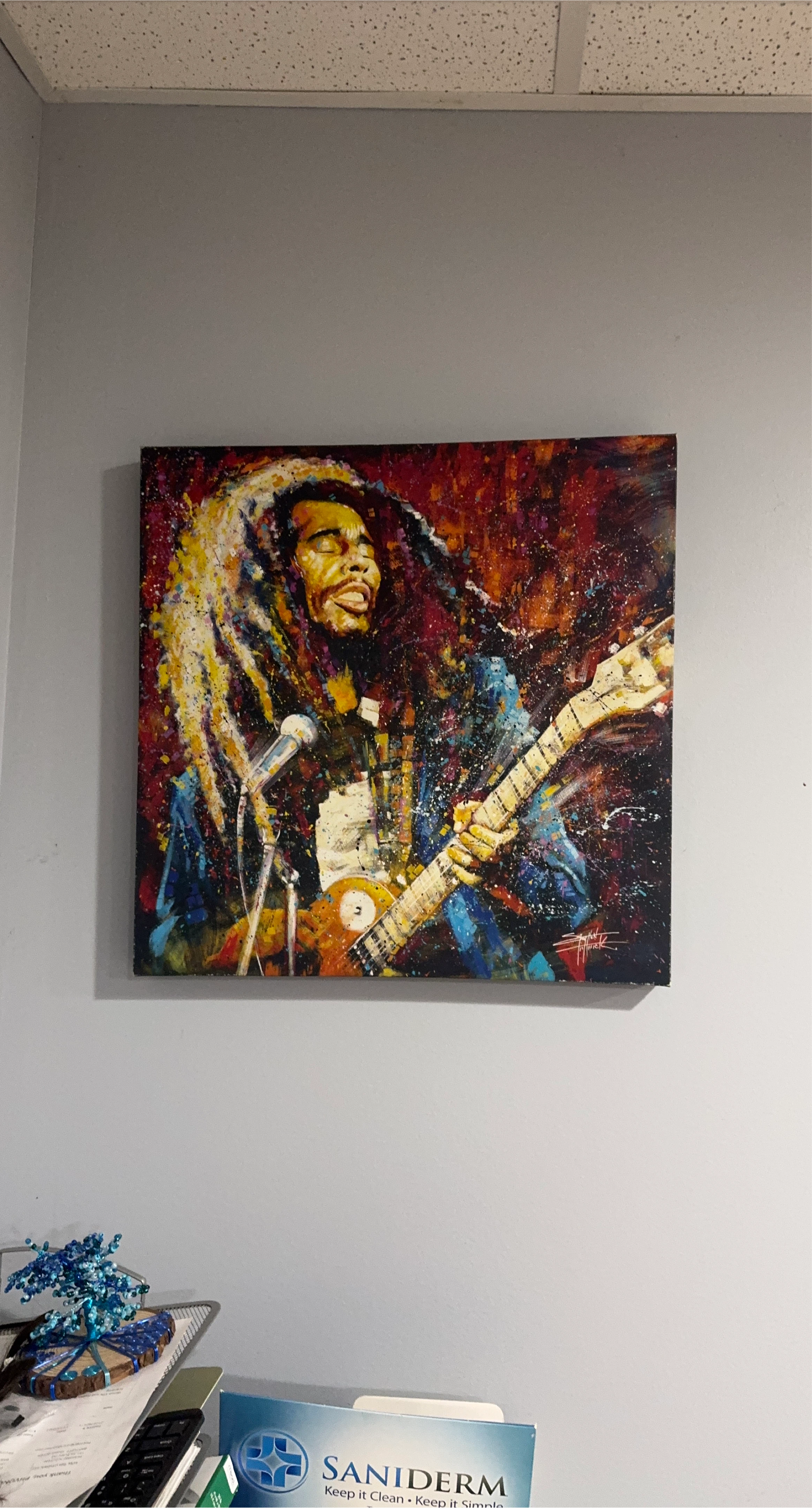 Bob Marley Painting