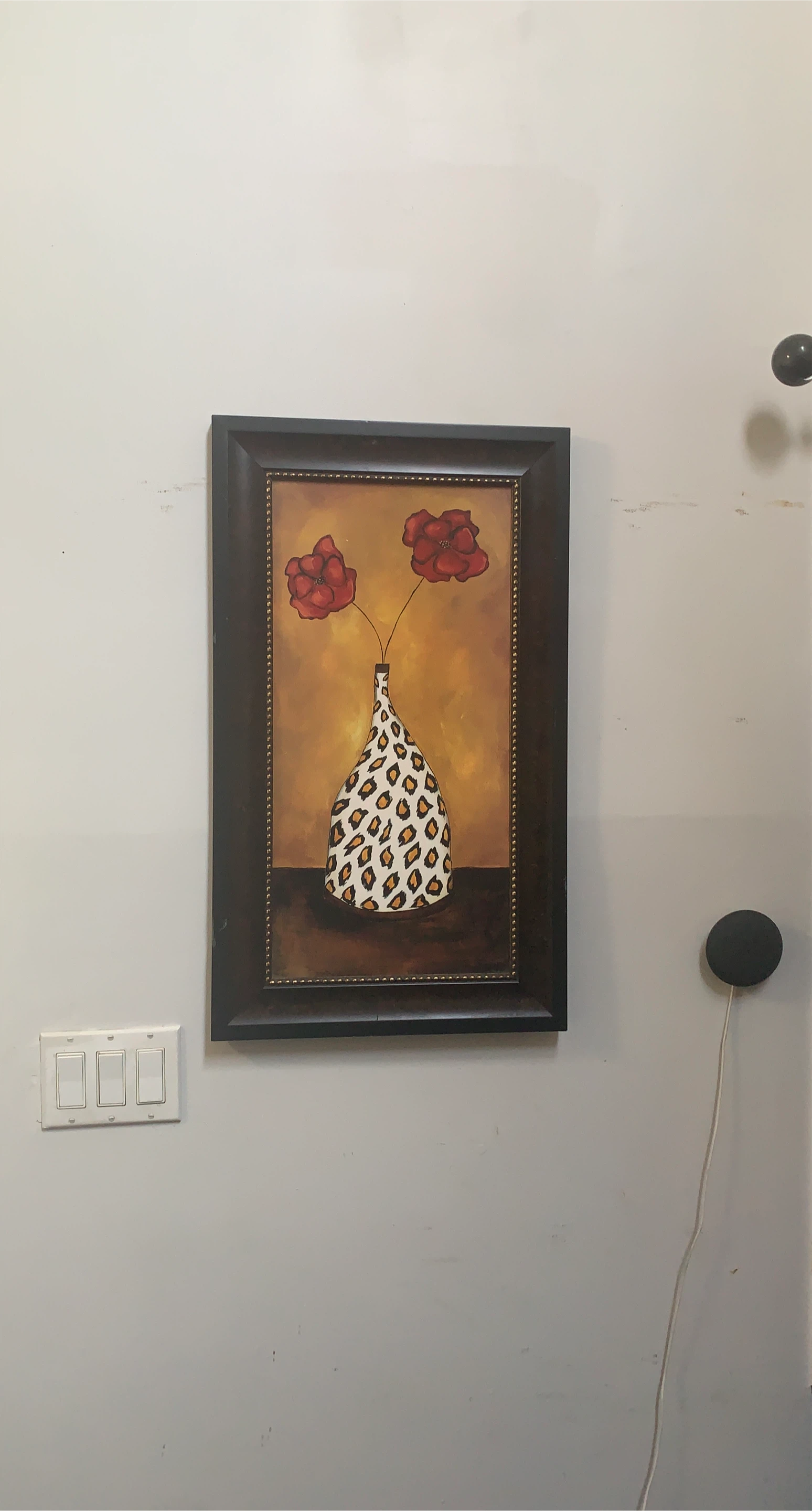 Framed Wall Art set of 2 - Vase with Flowers